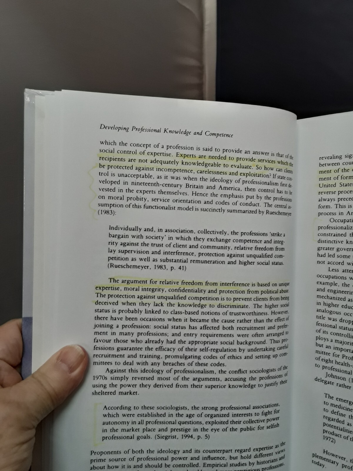 Developing Professional Knowledge…by Eraut (2000) Reprint VG- HB 240522