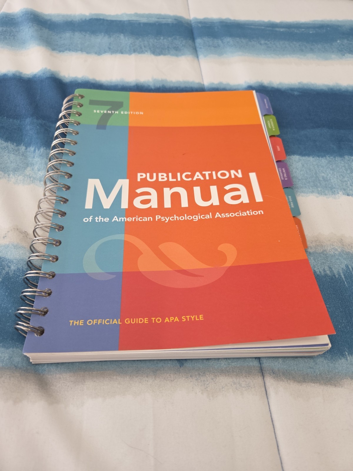 Publication Manual (OFFICIAL) 7th Edition of the American Psychological…