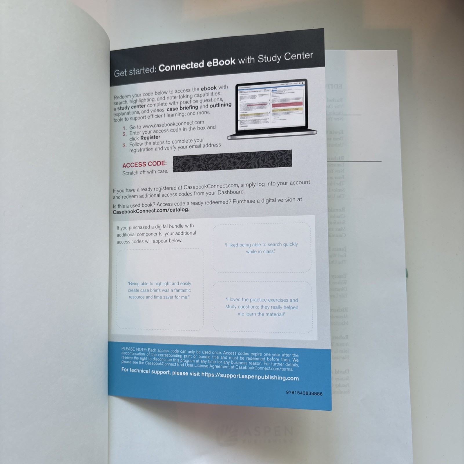 Aspen Casebook Ser.: Family Law Seventh Edition w/ unused connected ebook