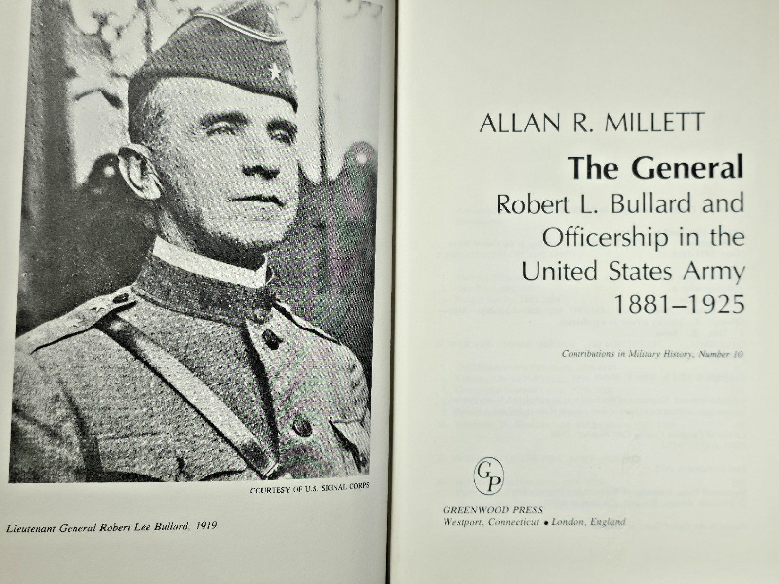The General Robert L Bullard And The Officership In The United States Army 1881-
