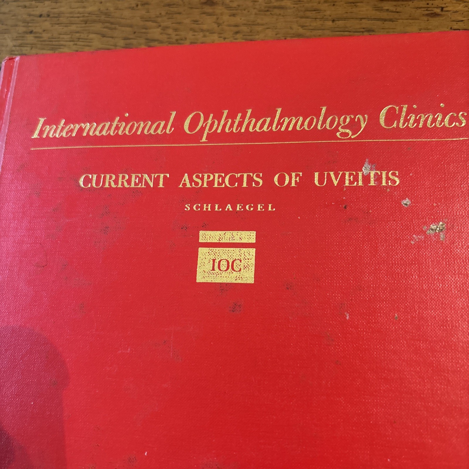 INTL Ophthalmology Clinics Books 11 Volumes 1977-1980 Red w/Gold Trim HC Vintage