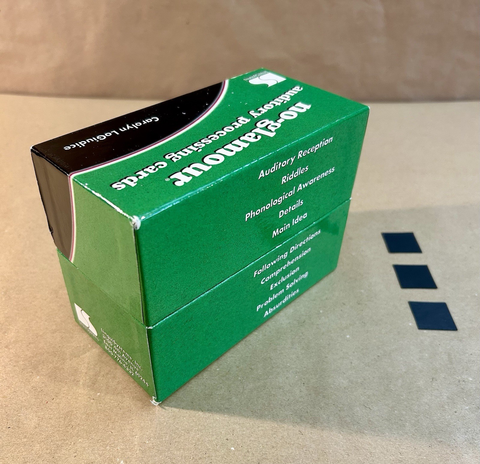 LinguiSystems- No-Glamour Auditory Processing Cards- Carolyn LoGiudice