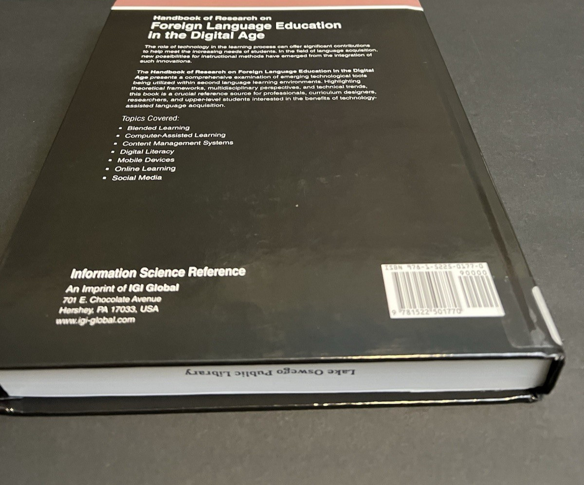 Handbook of Research on Foreign Language Education in the Digital Age, Hardcover