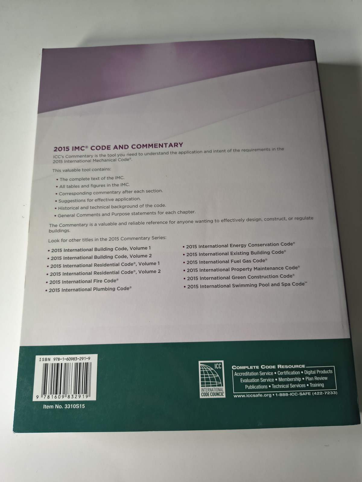 2015 International Mechanical Code Commentary