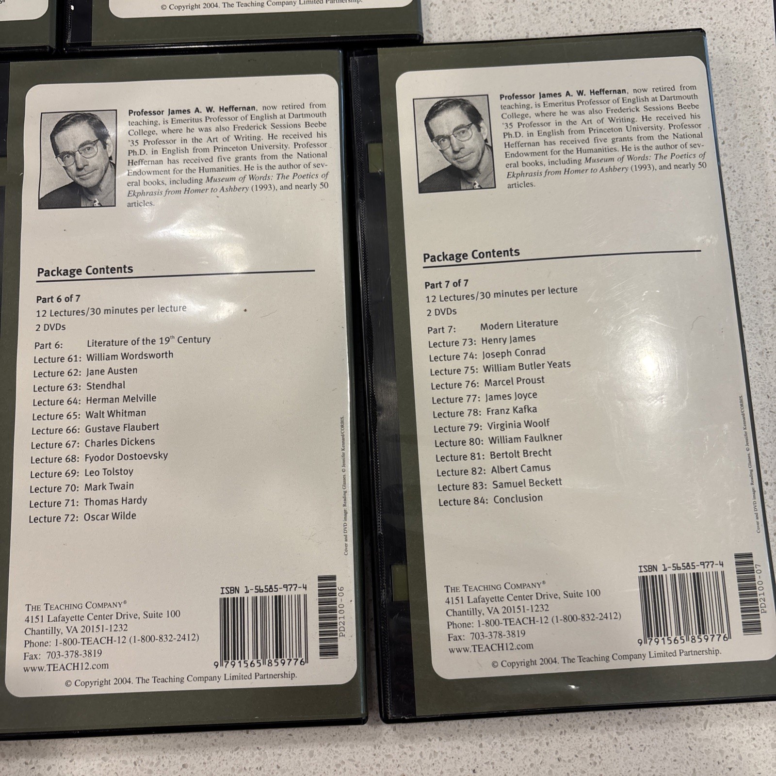 The Great Courses Literature And English Language DVD Parts 1-7 The Teaching Co.