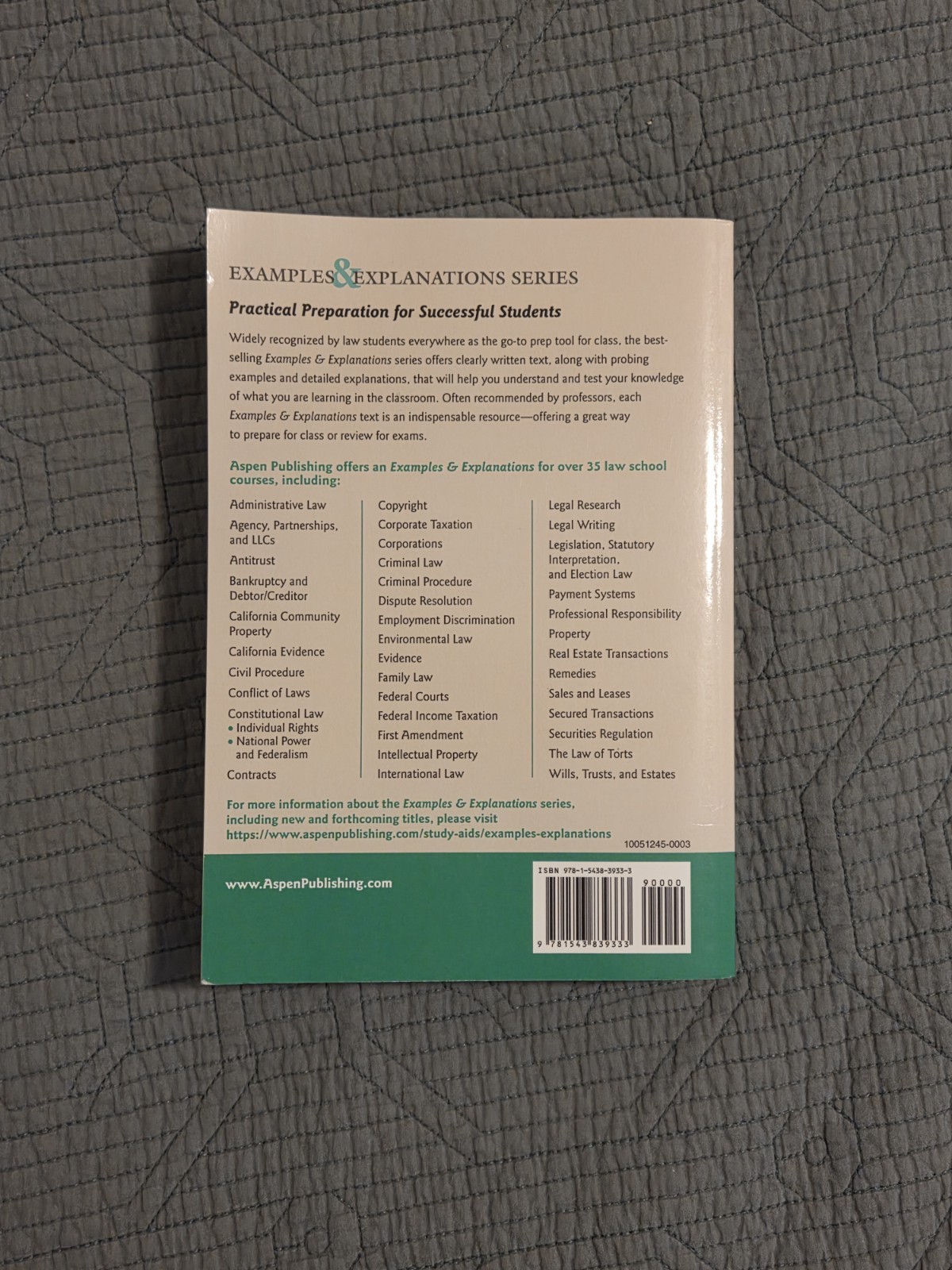 Examples Explanations for Civil Procedure – Paperback – VERY GOOD Condition