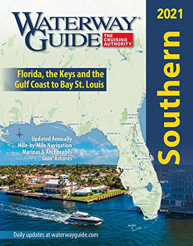 WATERWAY GUIDE SOUTHERN 2021 paperback By Waterway Guide Media USED frmr library