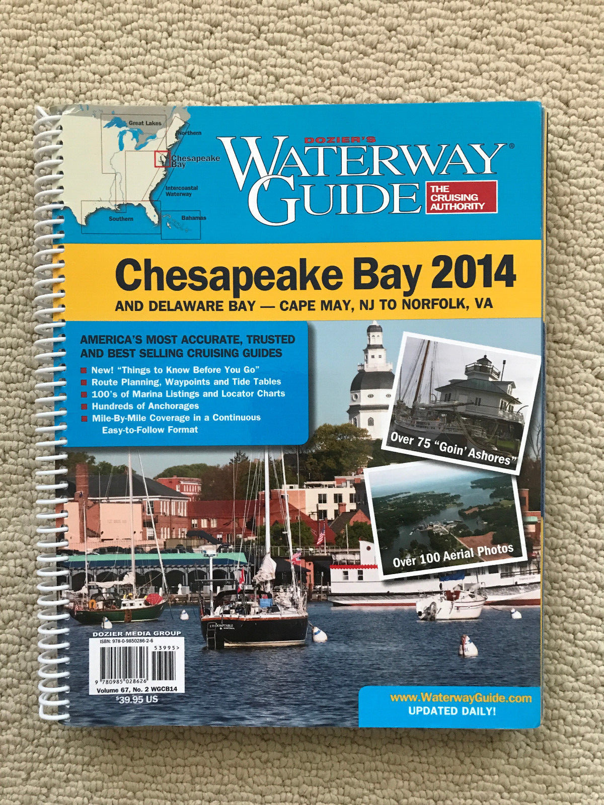 Dozier’s Waterway Guide Chesapeake Bay 2014 and Delaware Bay Cape May to Norfolk