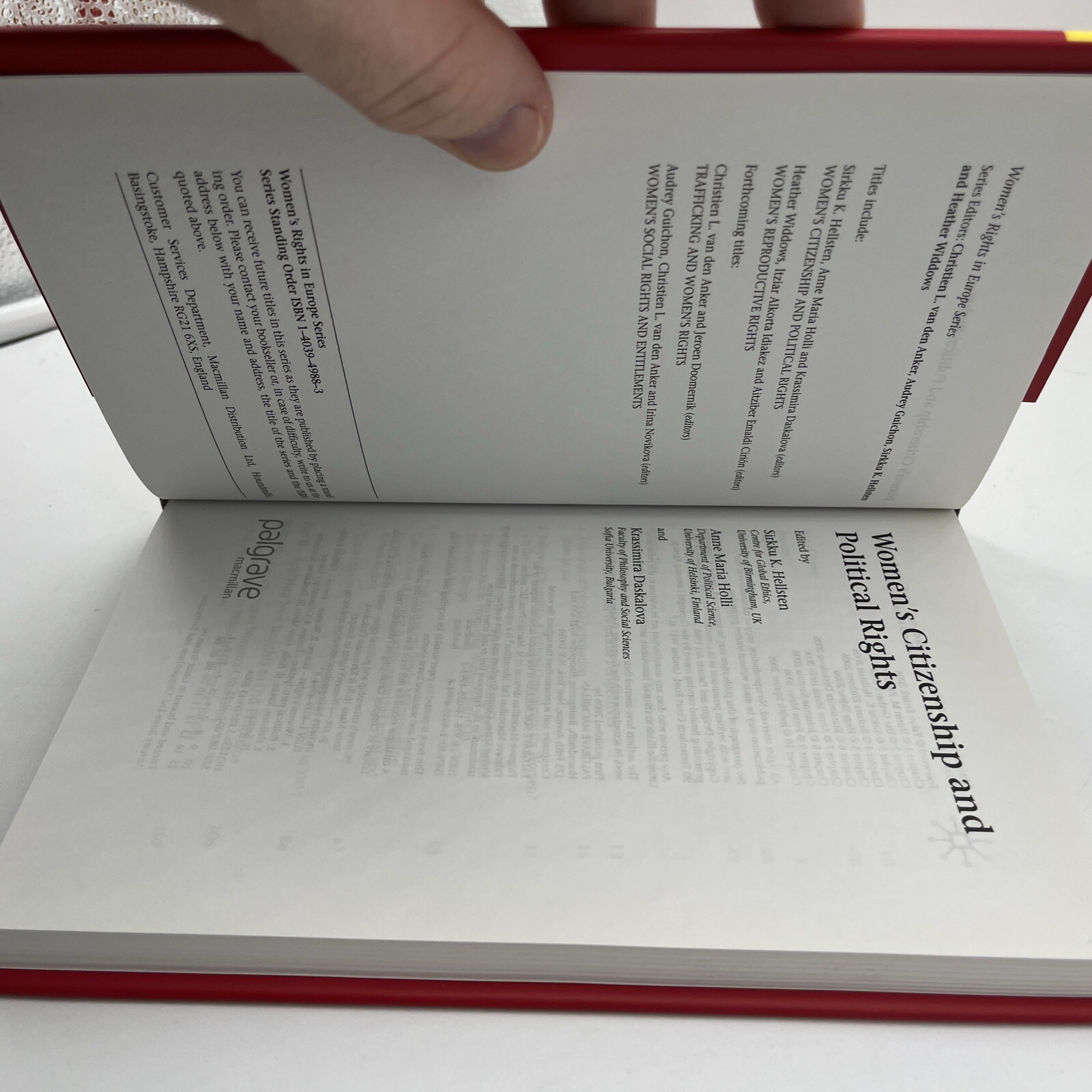 Women’s Citizenship And Political Rights, Hardcover by Hellsten, Sirkku K. New