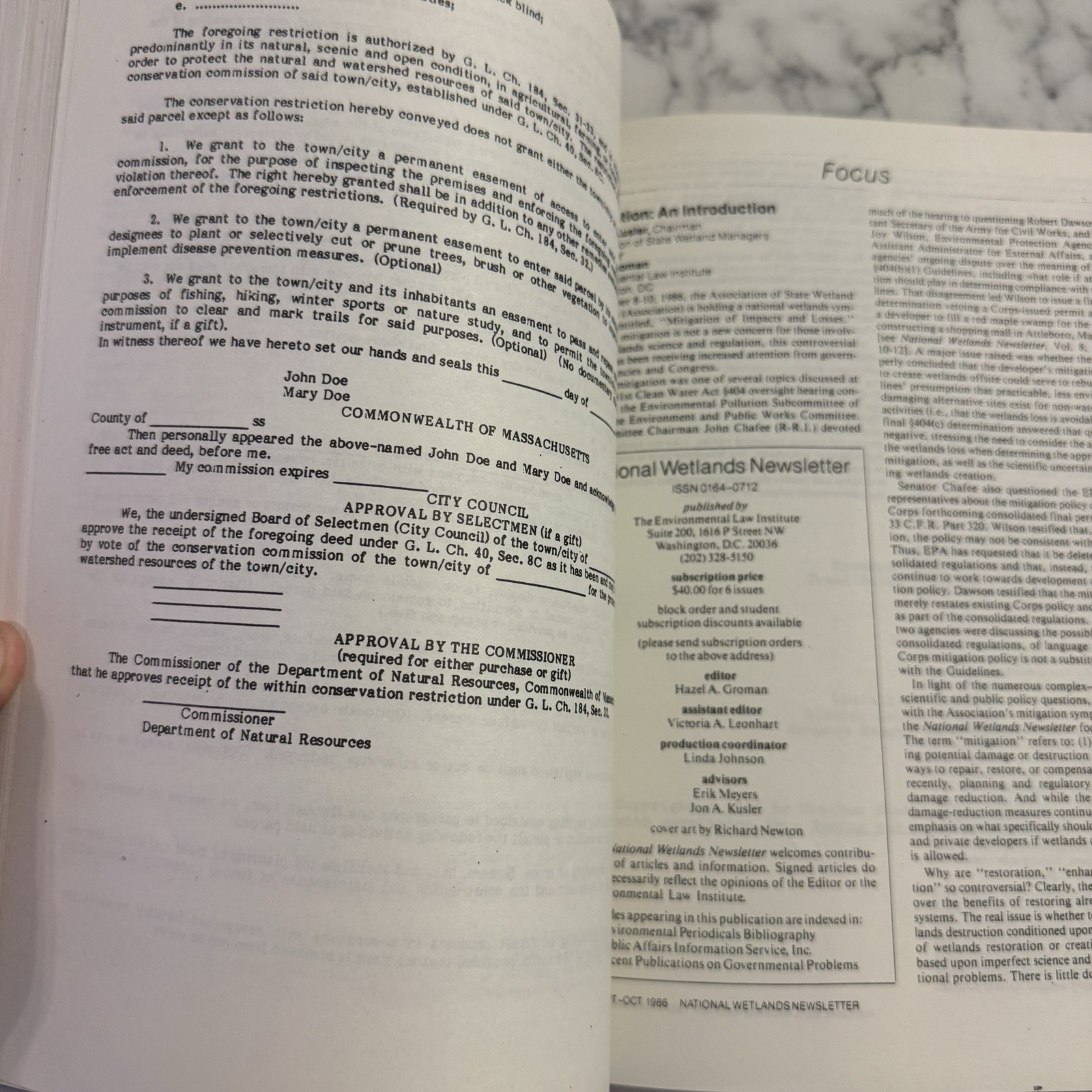 Wetlands Environmental Law ALI ABA Study Materials 1993 Legal Guide