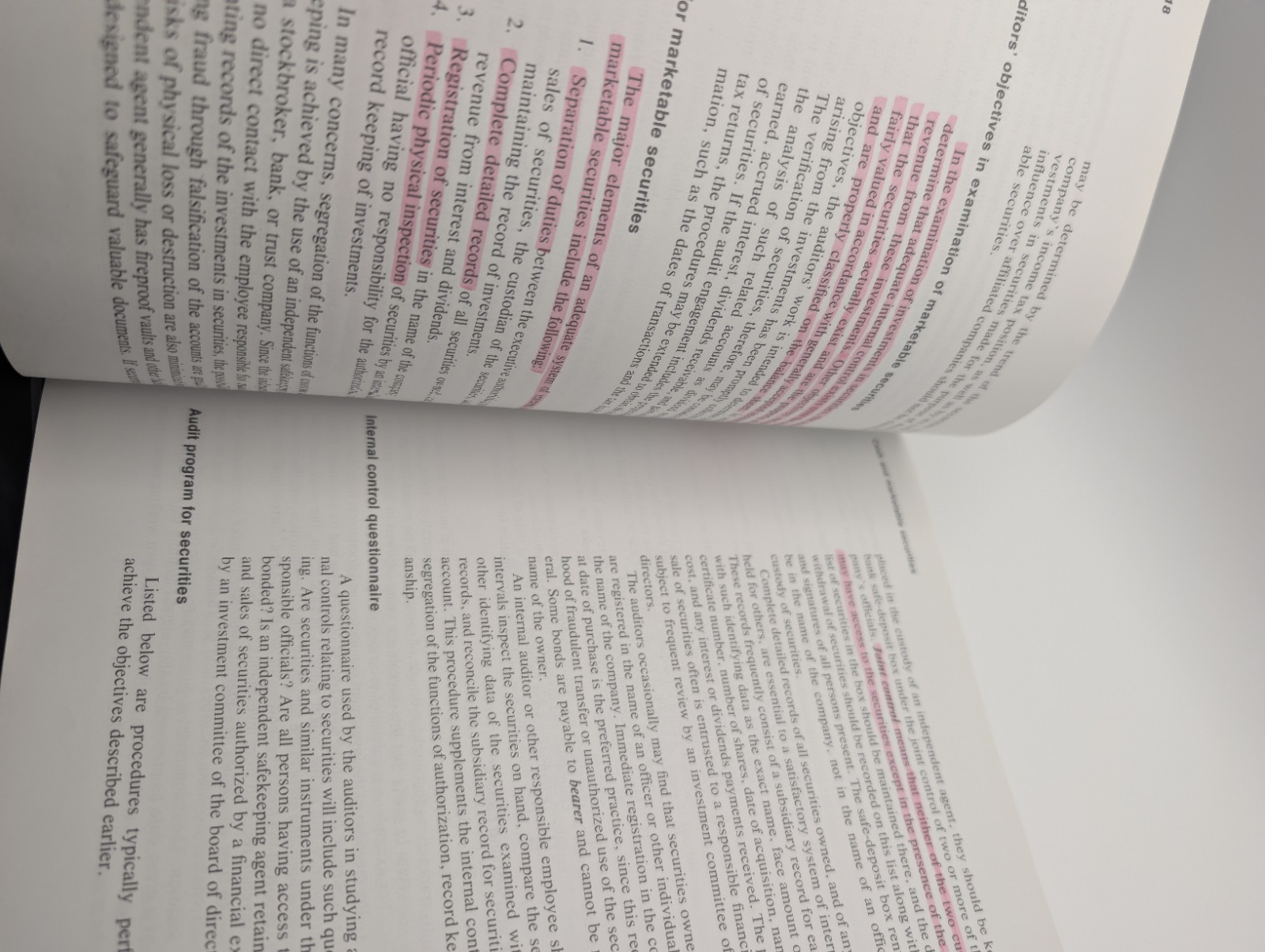 Principles of Auditing by Meigs, Whittington & Meigs 8th Ed (1985) HC Vtg Book