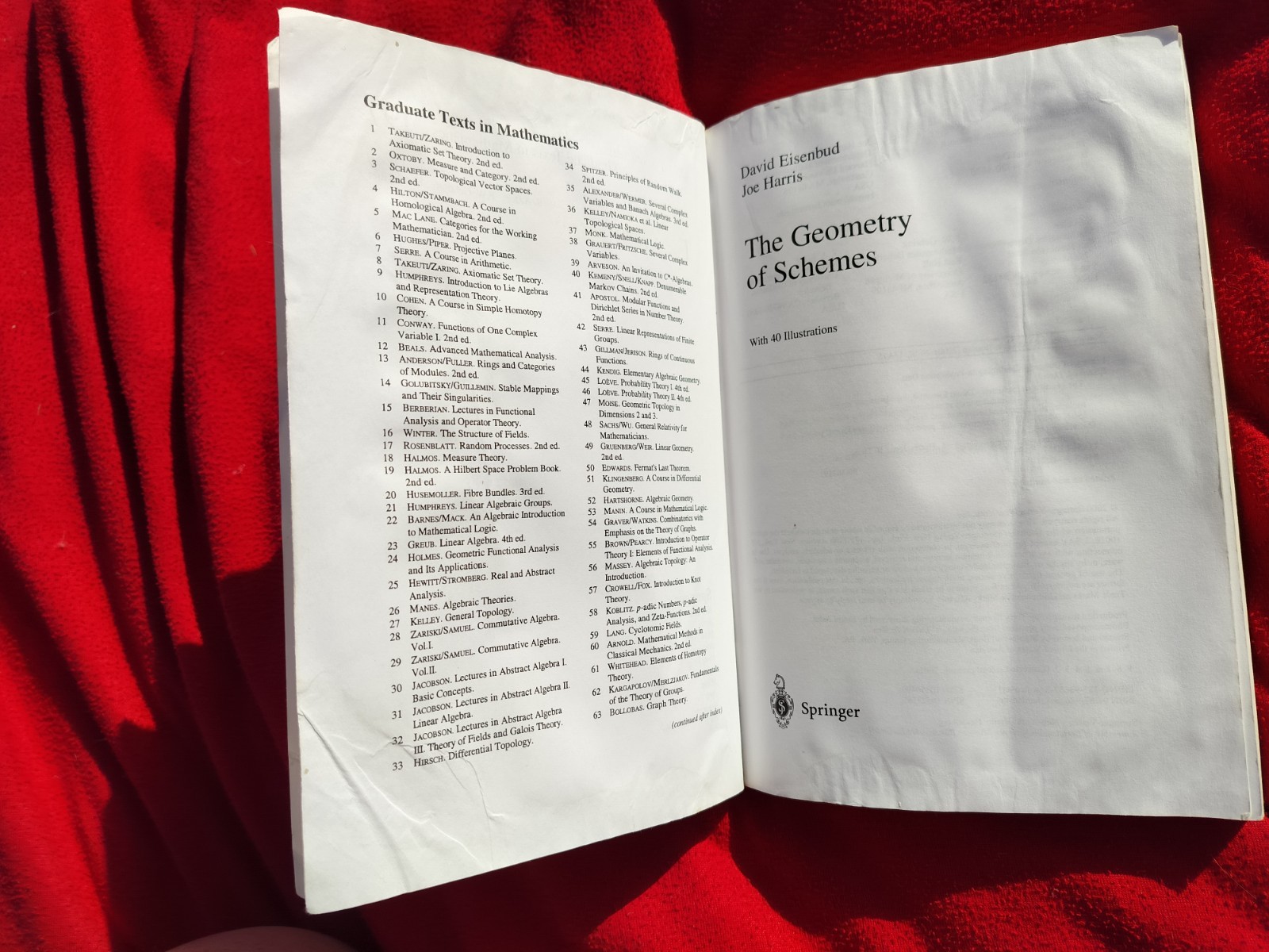 Eisenbud and Harris – The Geometry of Schemes