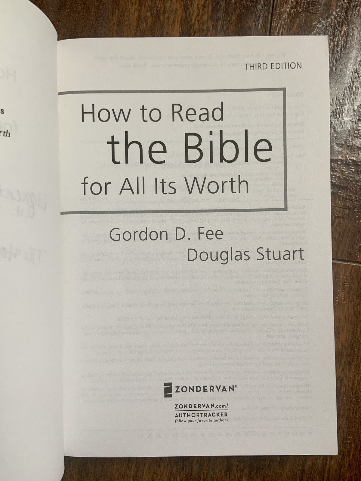 HOW TO READ THE BIBLE FOR ALL ITS WORTH: 3rd Edition -P/B – VERY GOOD FAST SHIP!