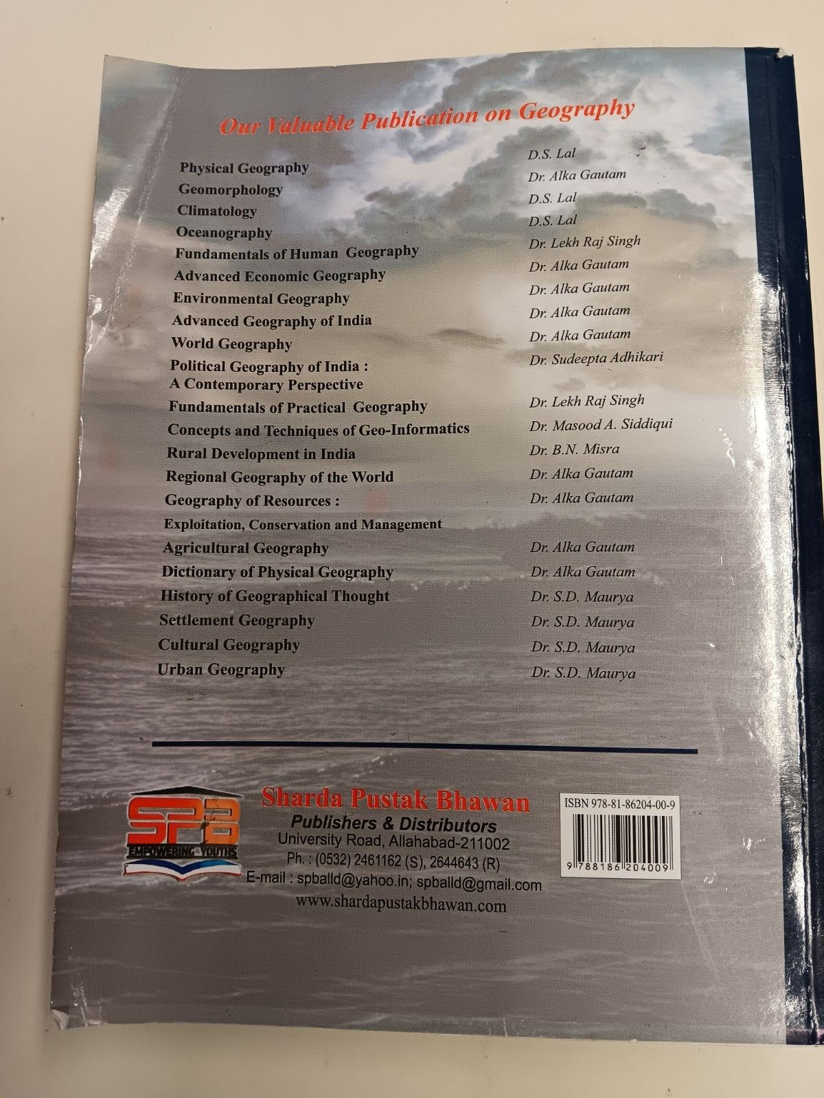 CLIMATOLOGY AND OCEANGRAPHY D.S. LAL INDIA