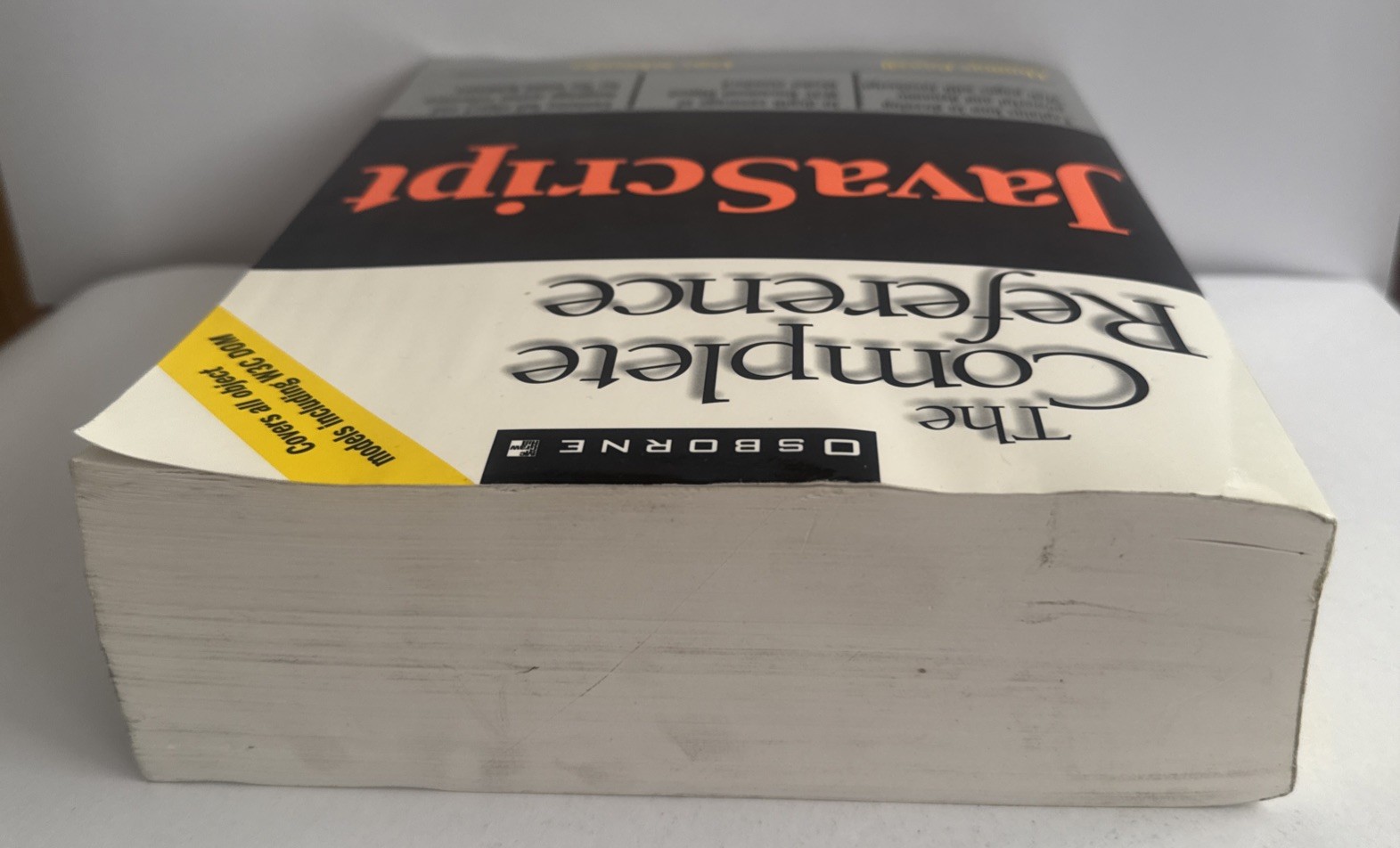 Java Script Web Programming Incl W3C DOM Complete Reference Osborne Book