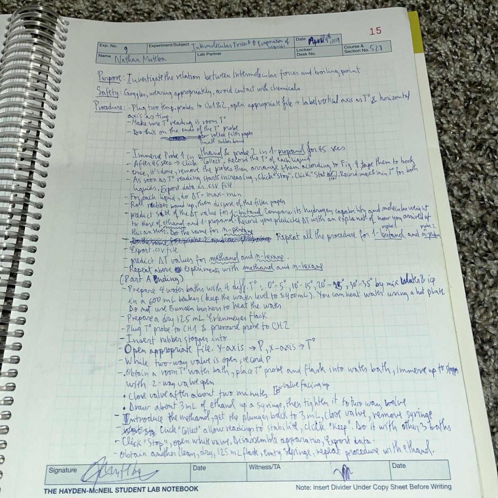 General Chemistry Of The Texas Environment Lab Manual 117