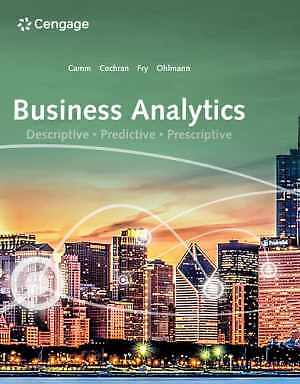 Business Analytics (MindTap Course List) – Hardcover, by Camm Jeffrey D.; – Good