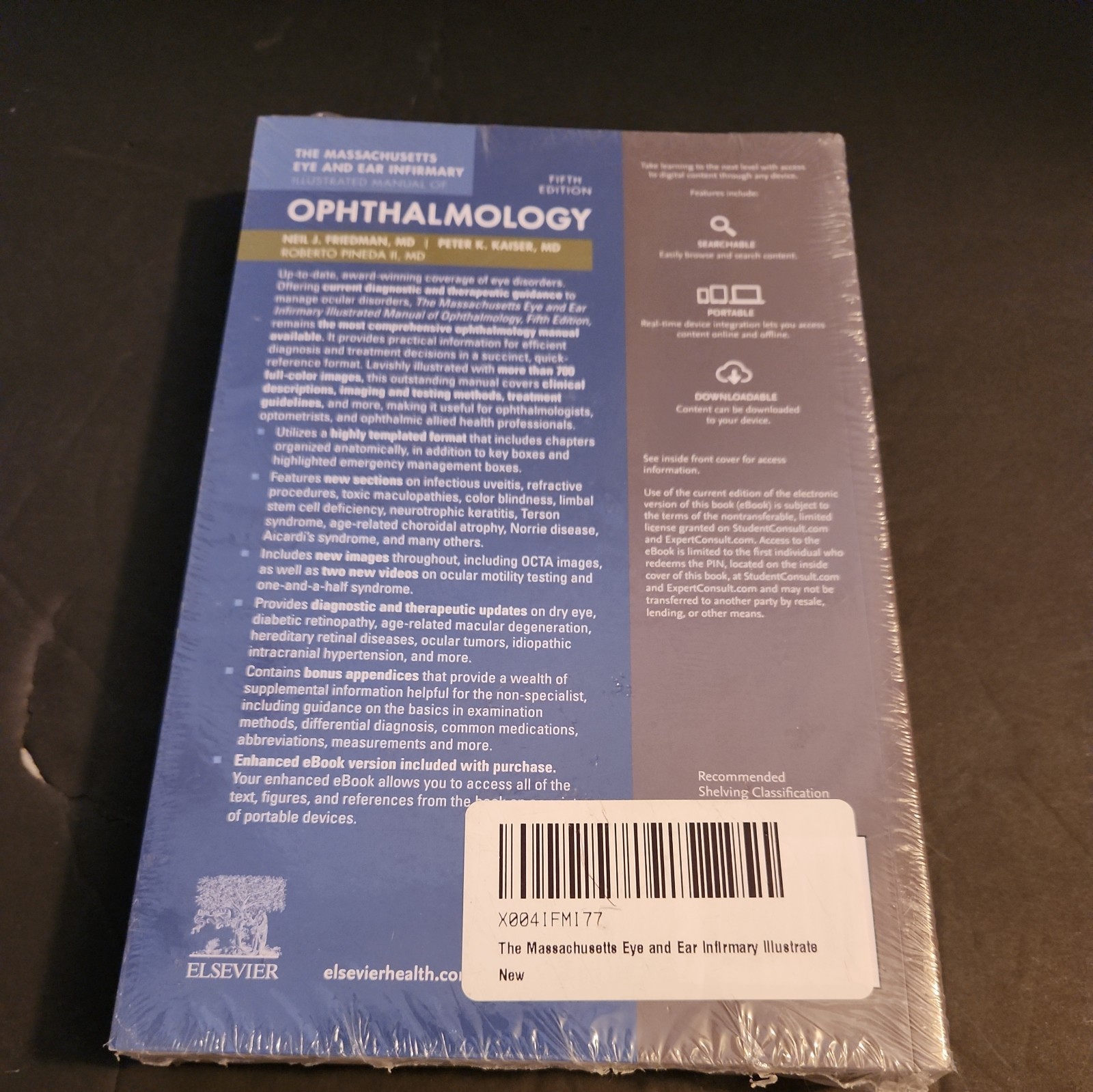 The Massachusetts Eye and Ear Infirmary Illustrated Manual of Ophthalmology new