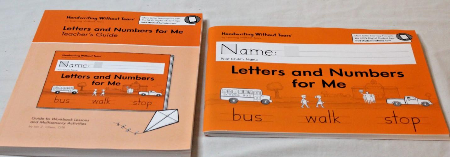 Handwriting Without Tears Letters & Number for Me Teacher & Student Book Set