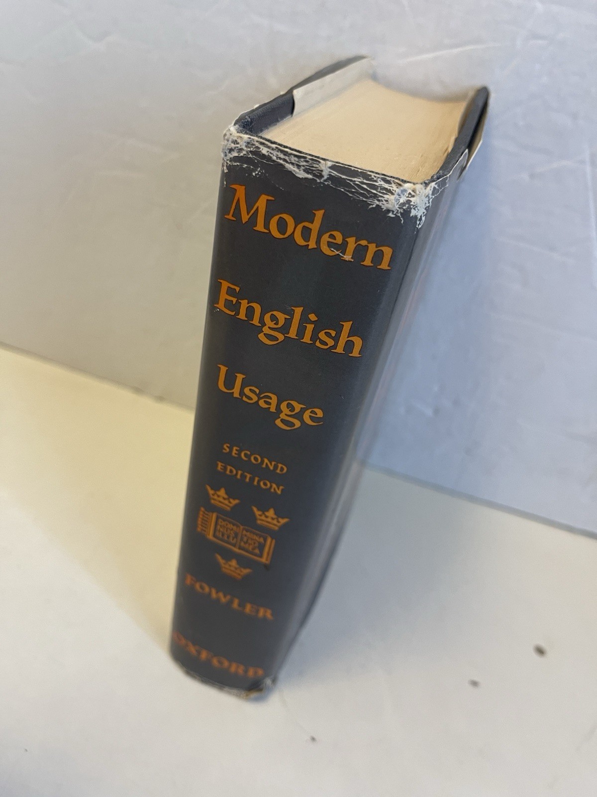 Dictionary of Modern English Usage by H. W. Fowler (1987, Hardcover Dust Jacket)
