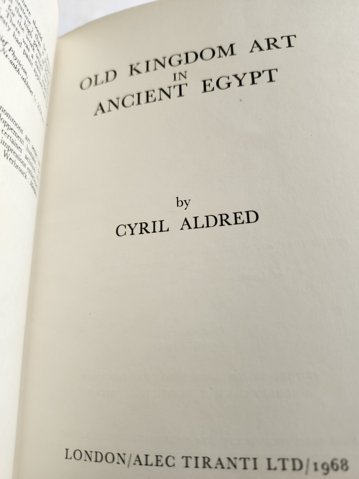 Vintage 1973 Ancient Egyptian Art Cyril Aldred Academy Edition History Textbook