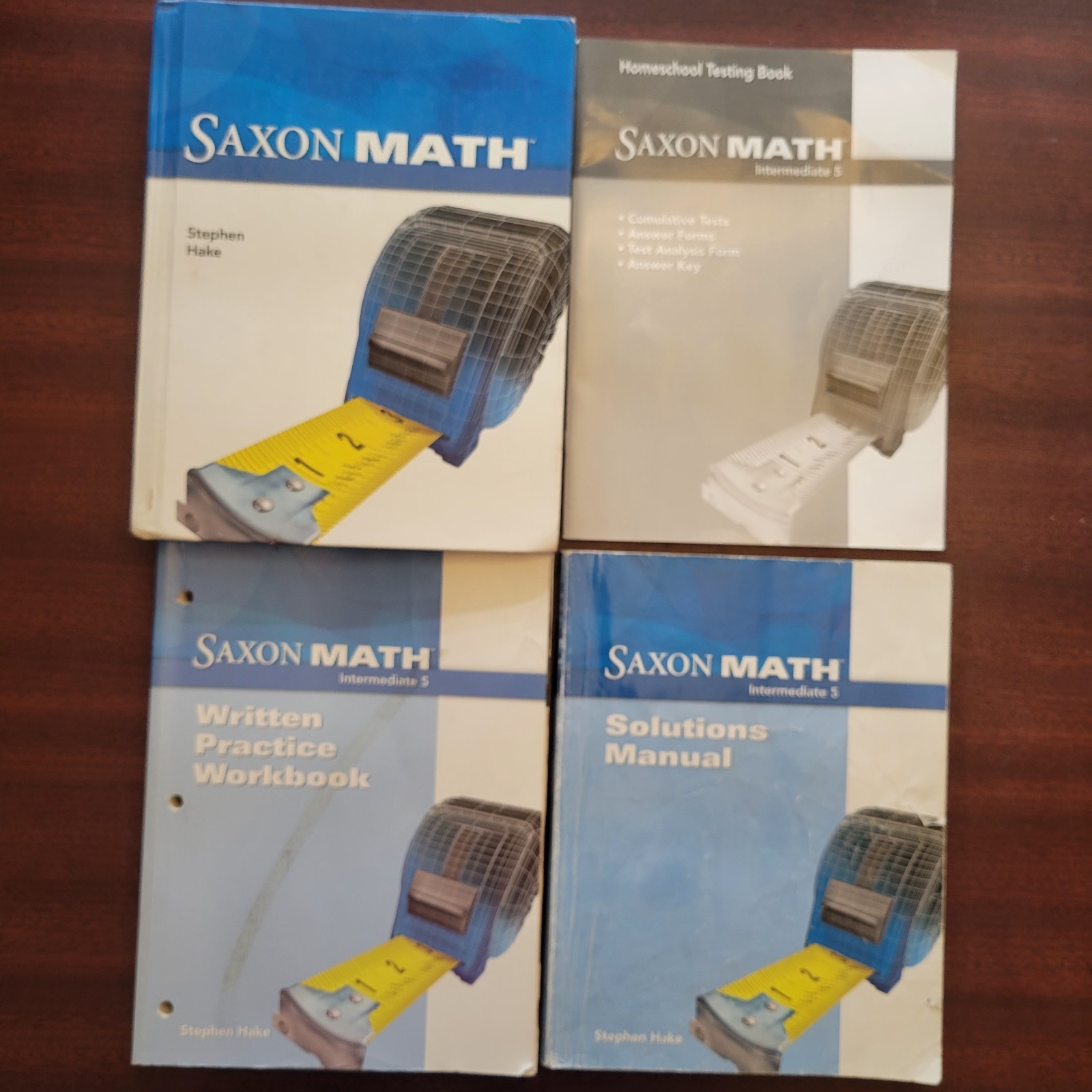 Saxon Math Intermediate 5 Teacher & Student Books