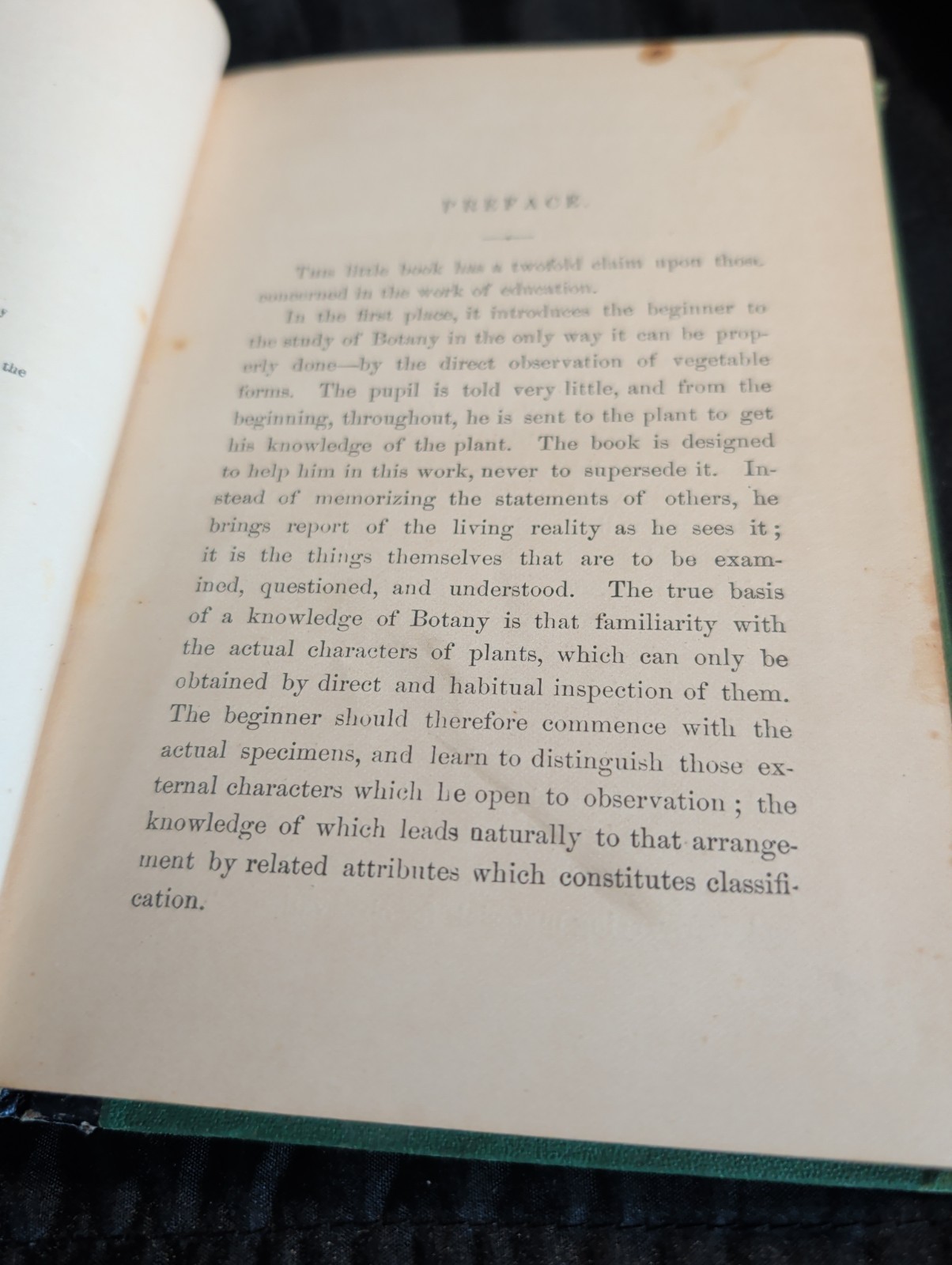 1872 First Book of Botany by Eliza A Youmans, Illustrated Hardcover 202 pages