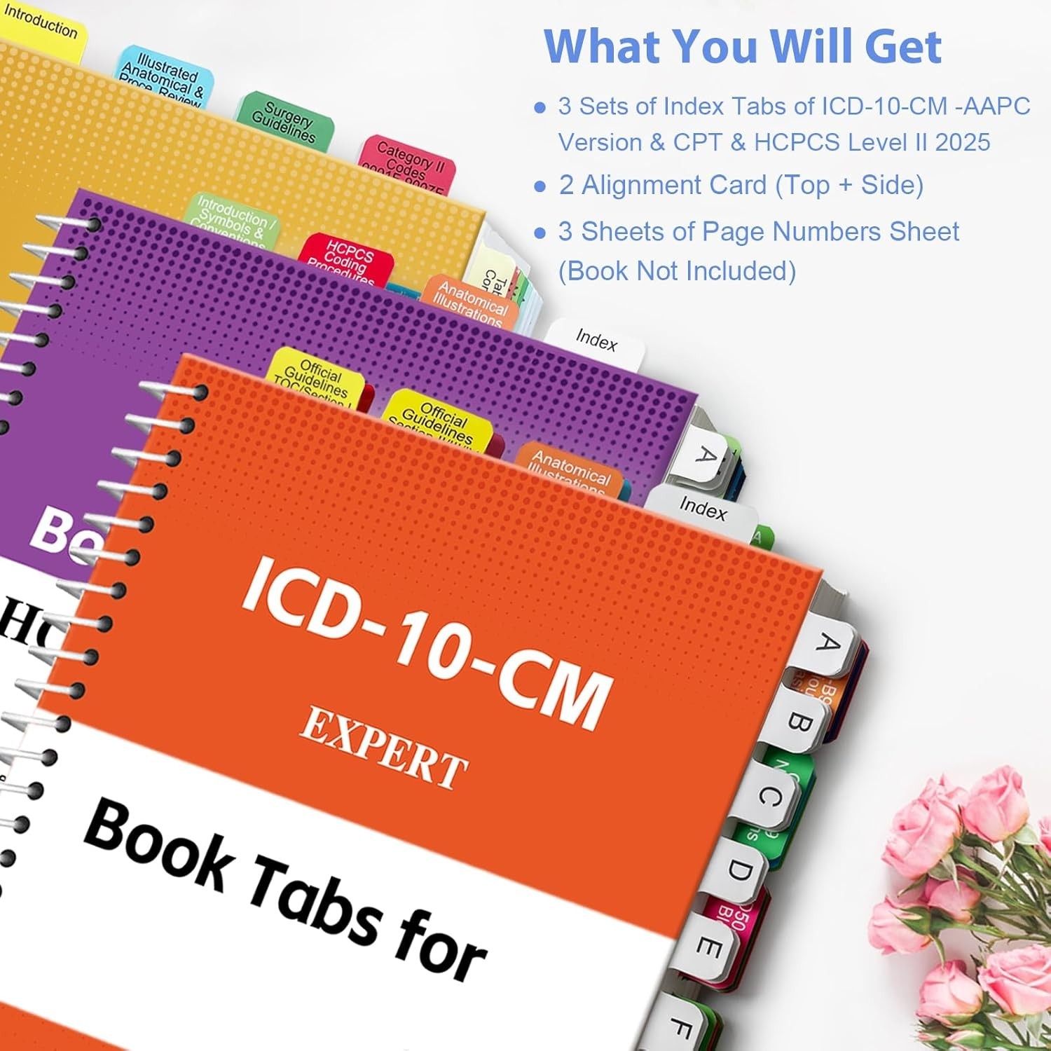 Durable & Waterproof 2026 Index Tabs for CPT & HCPCS – Enhance Study Efficiency