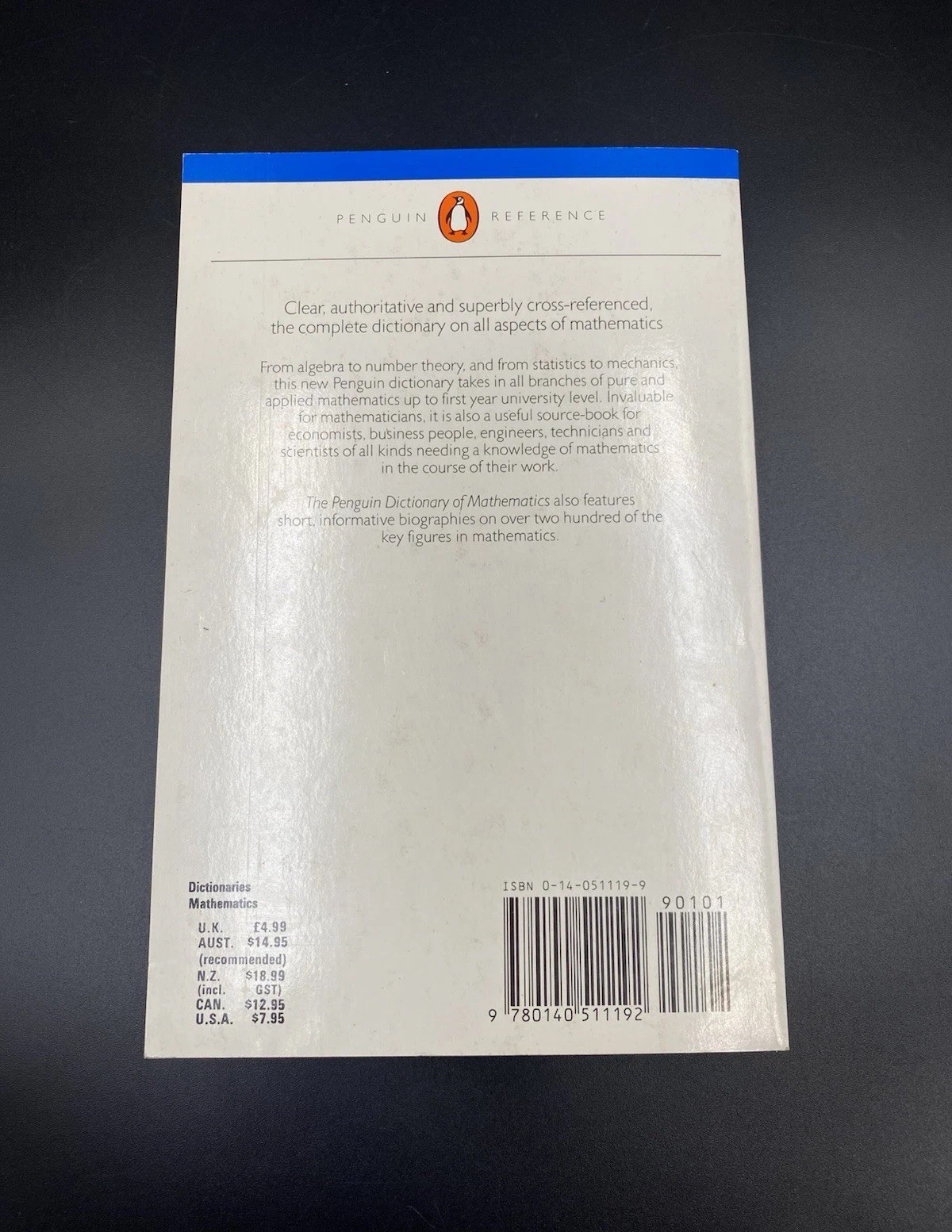 The Penguin Dictionary Of Mathematics Paperback Book