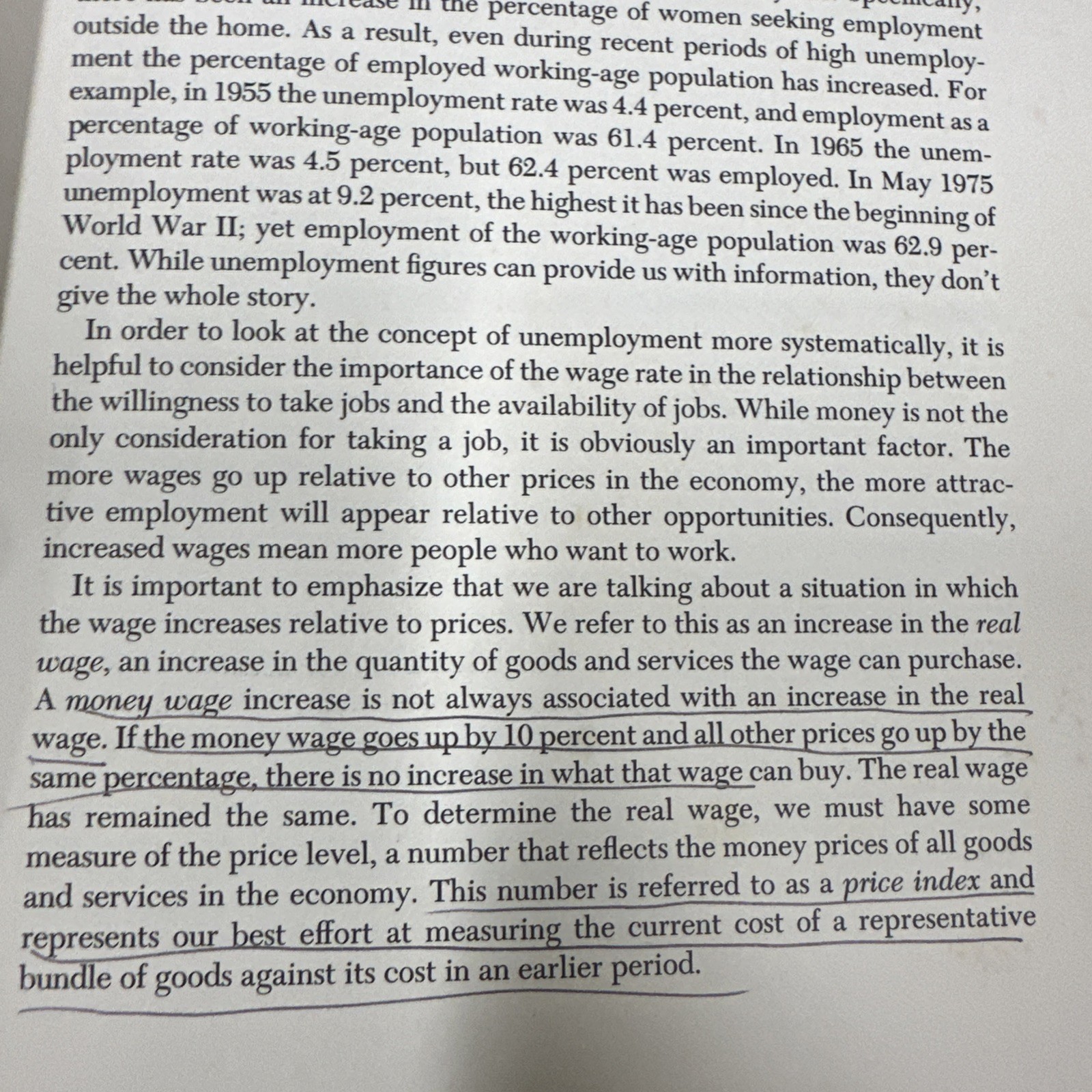 Vintage 1976 Economics In Our Time: Macro Issues Textbook Inflation Unemployment