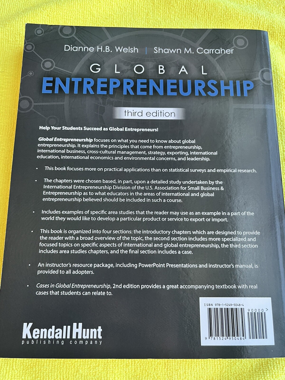 Global Entrepreneurship by Dianne Welsh and Shawn Carraher (2018, Trade…