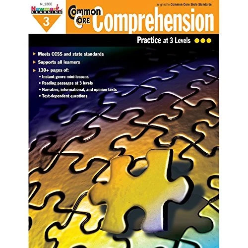 NEW – Newmark Learning Grade 3 Common Core Comprehension Aid