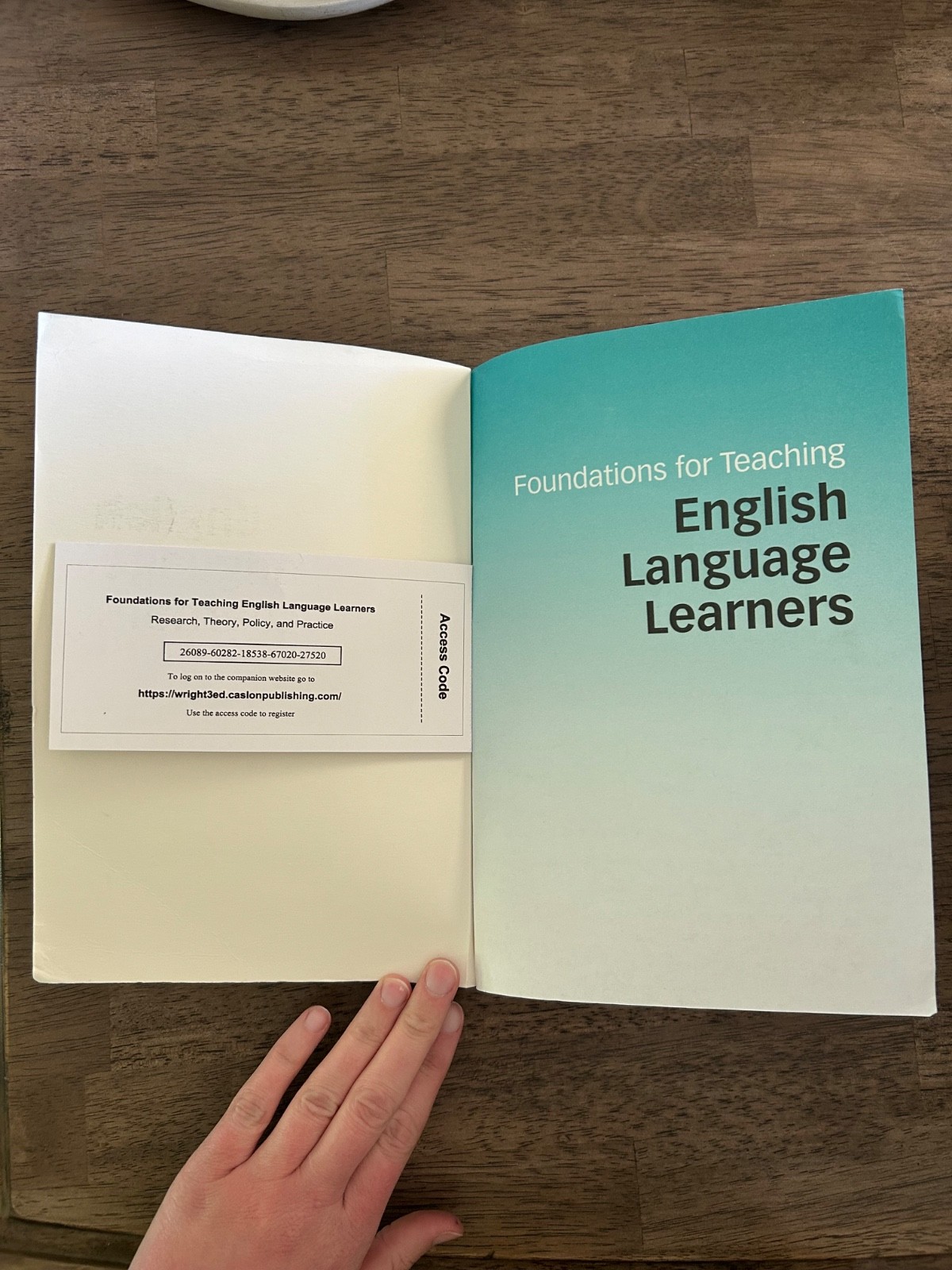 Foundations for Teaching English Language Learners : Research, Theory,…