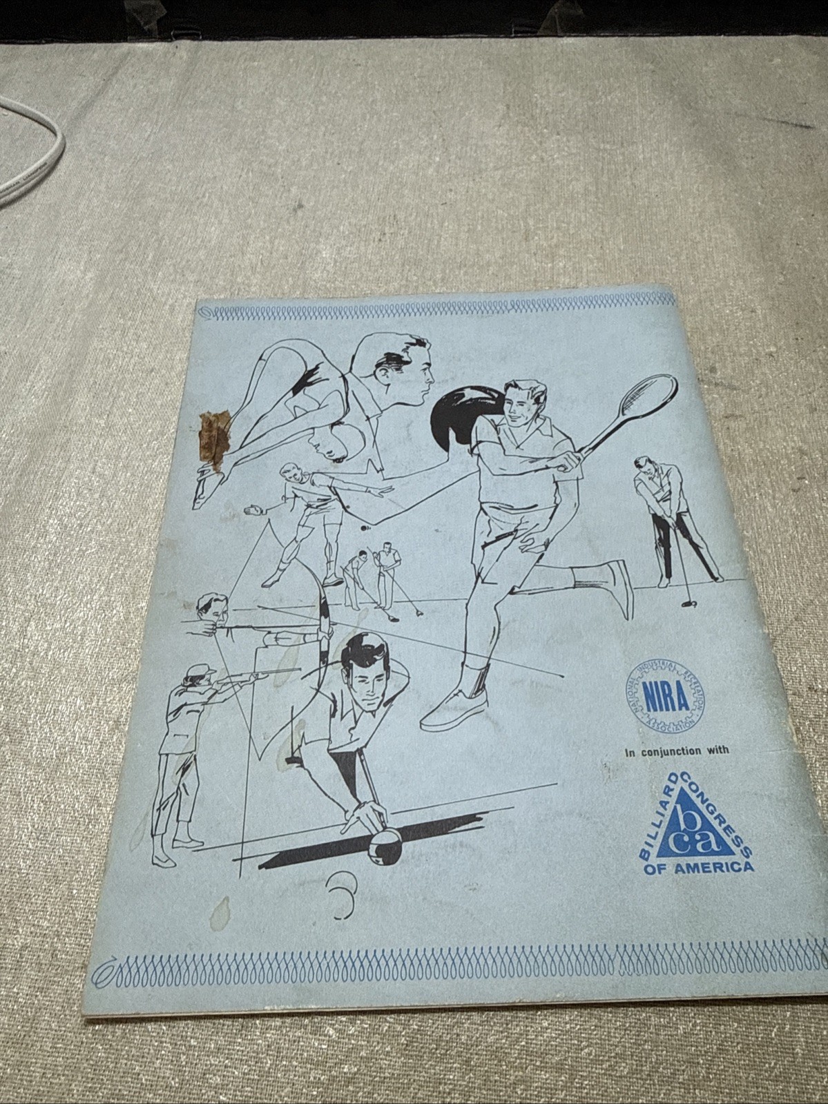 Vintage How to Organize and Manage Tournaments Round Robin -Billiards – 1960s