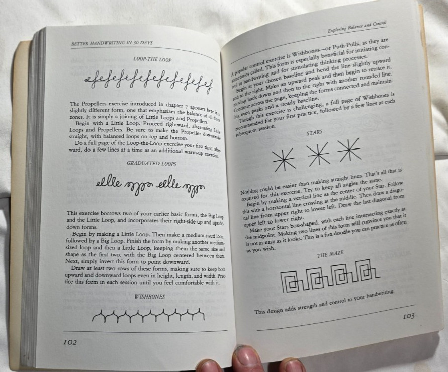 Better Handwriting in 30 Days by Paula A Sassi 1989 Paperback – SIGNED