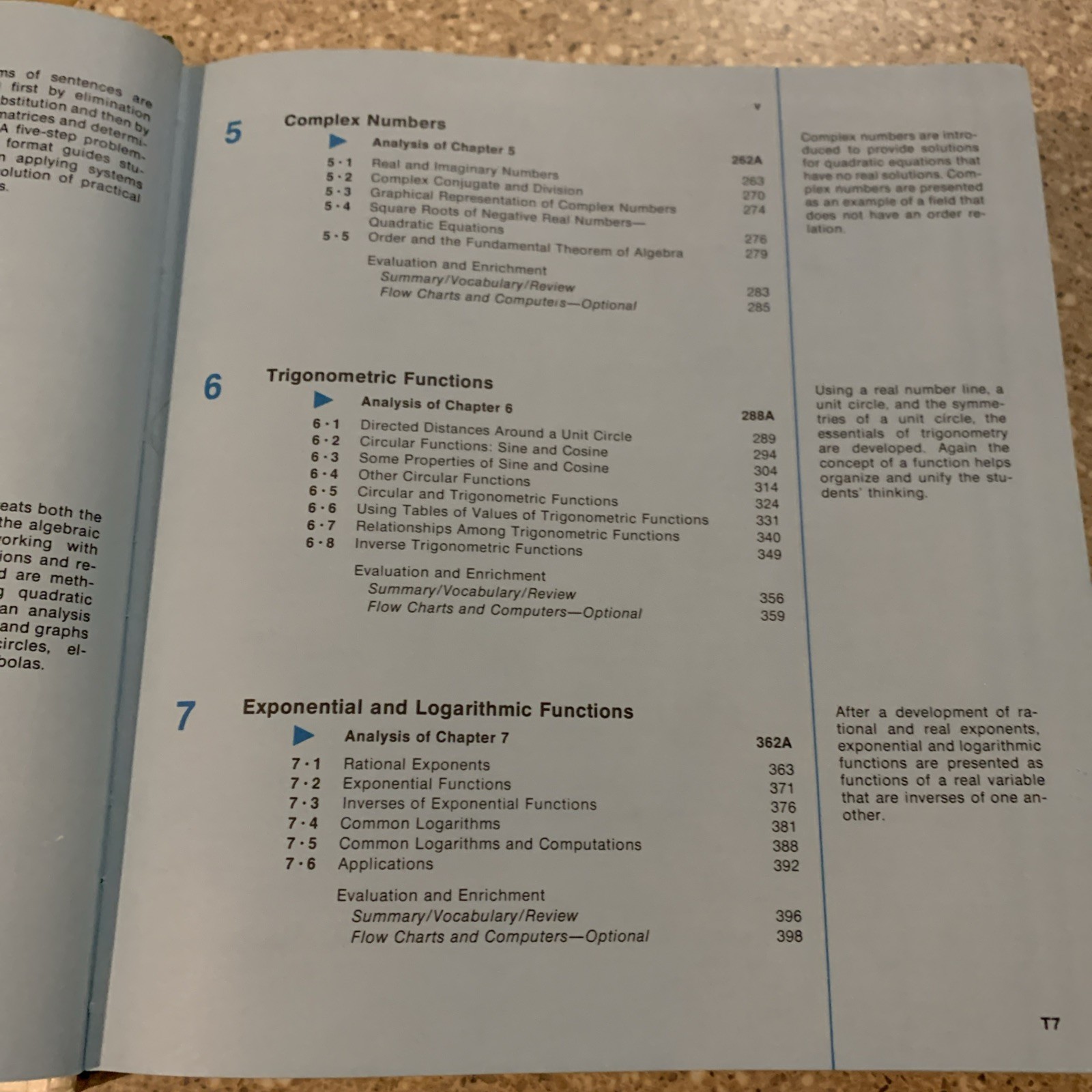 Vintage Teacher’s Edition 1976 – Silver Burdett Algebra Two and Trigonometry