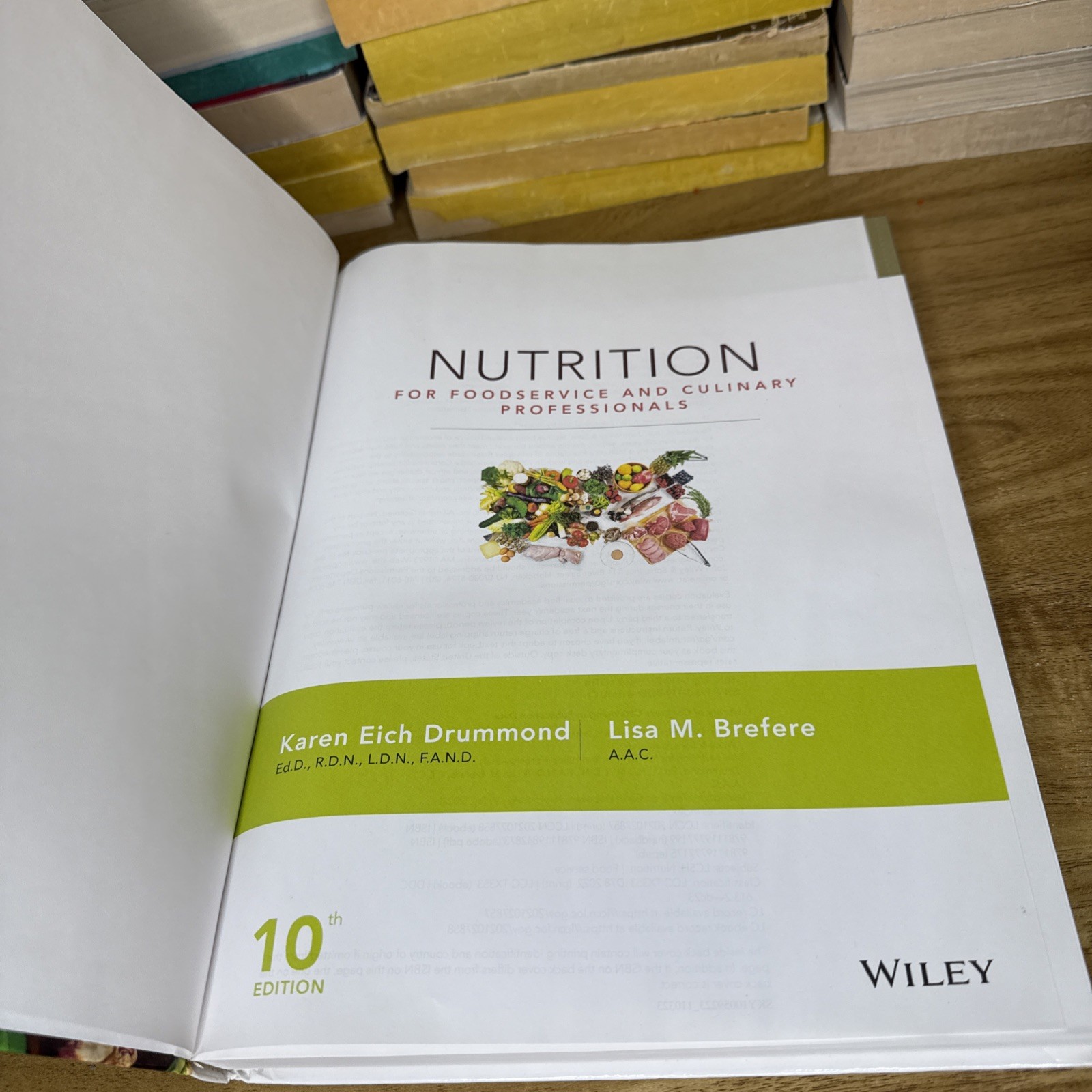 Nutrition for Foodservice and Culinary Professionals – Hardcover GOOD