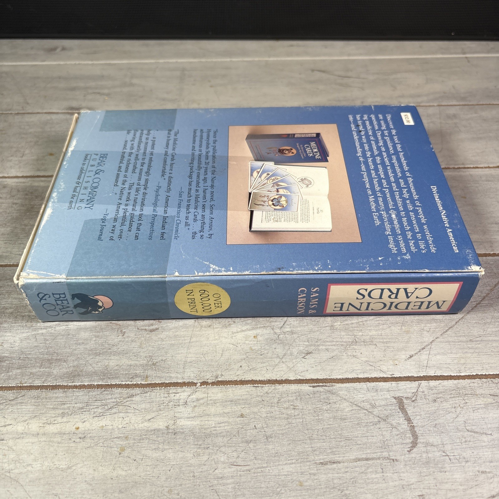 Medicine Cards Book & Card Deck SET by David Carson and Jamie Sams Revised 1988