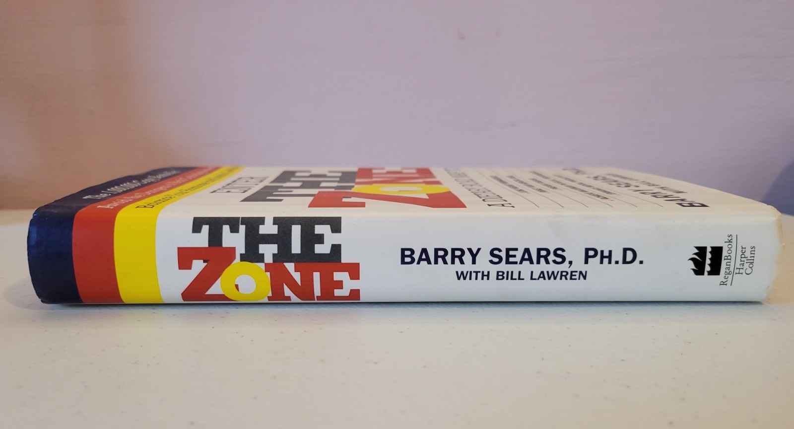 The Zone: A Dietary Road Map, Hardcover, Barry Sears, 1995, GOOD, 1st Edition