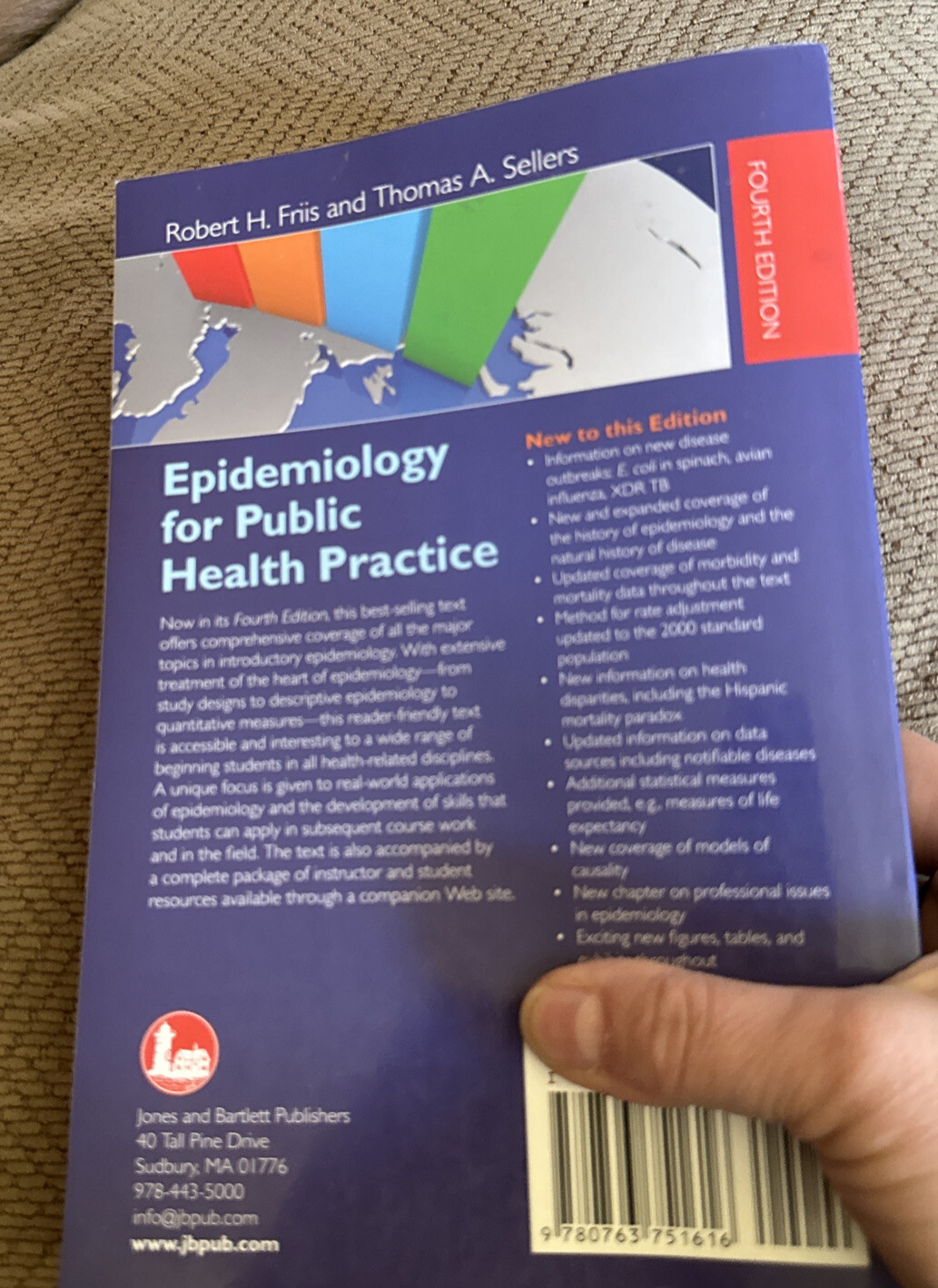 Epidemiology for Public Health Practice by Thomas Sellers and Robert H. Friis…