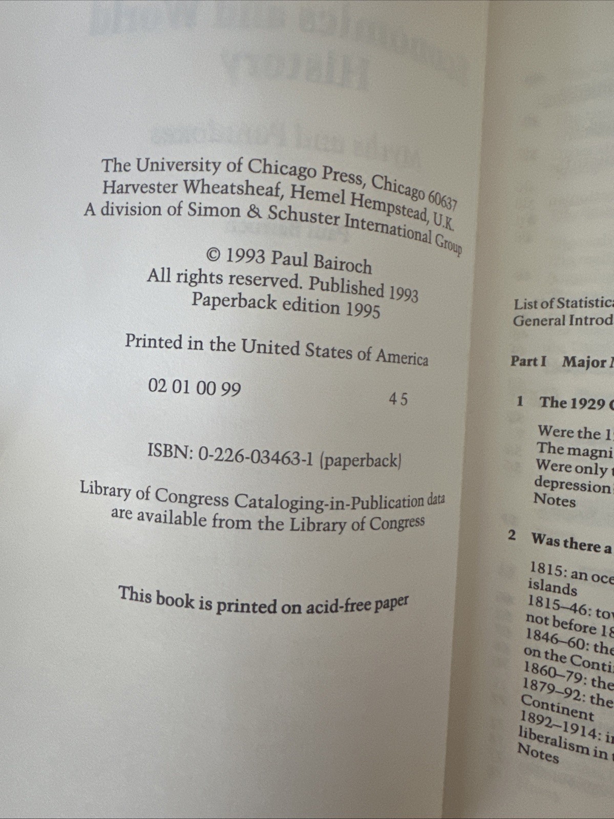 Economics and World History: Myths and Paradoxes