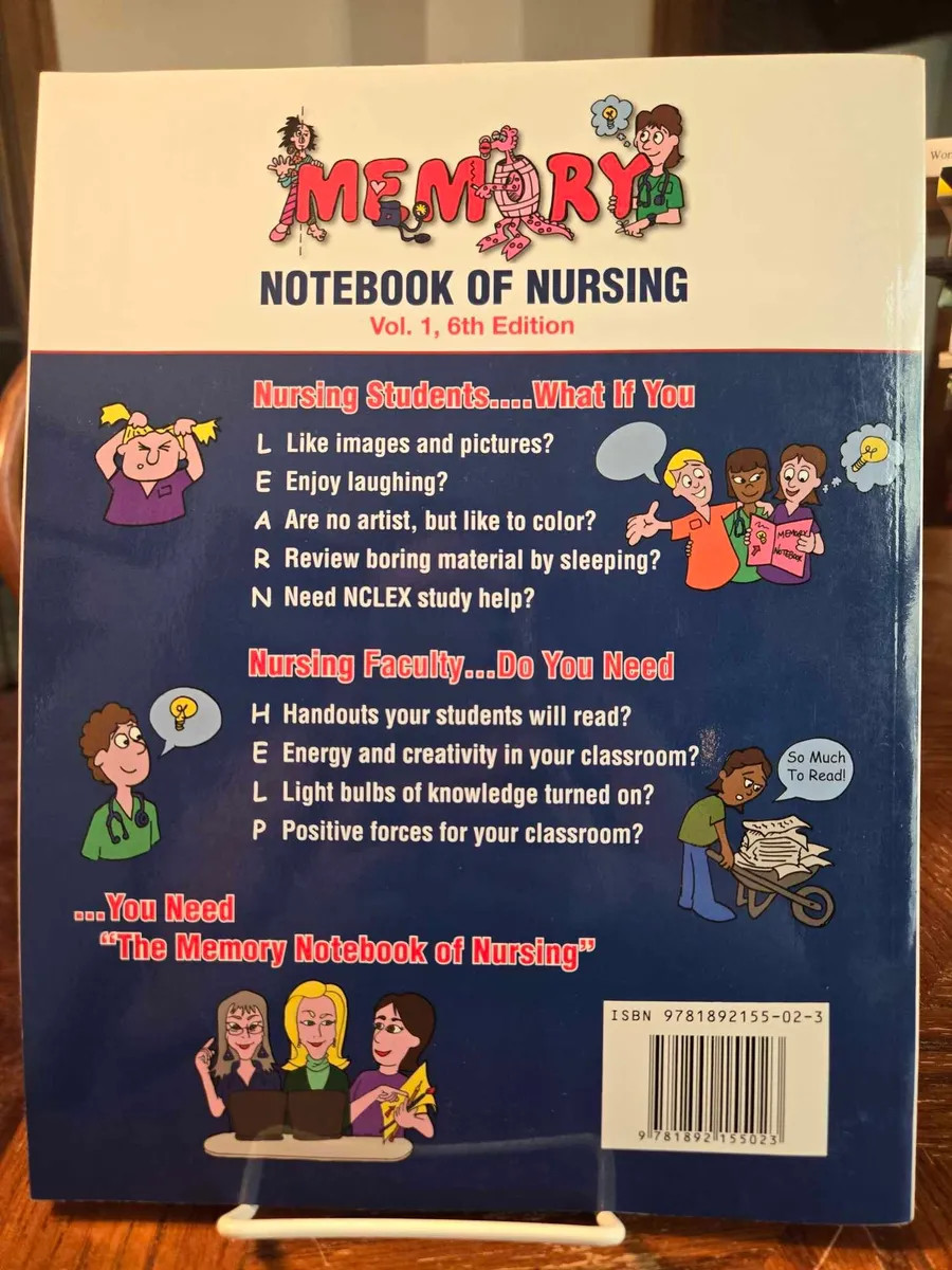 Memory Notebook of Nursing Vol 1 6th Edition (Paperback,