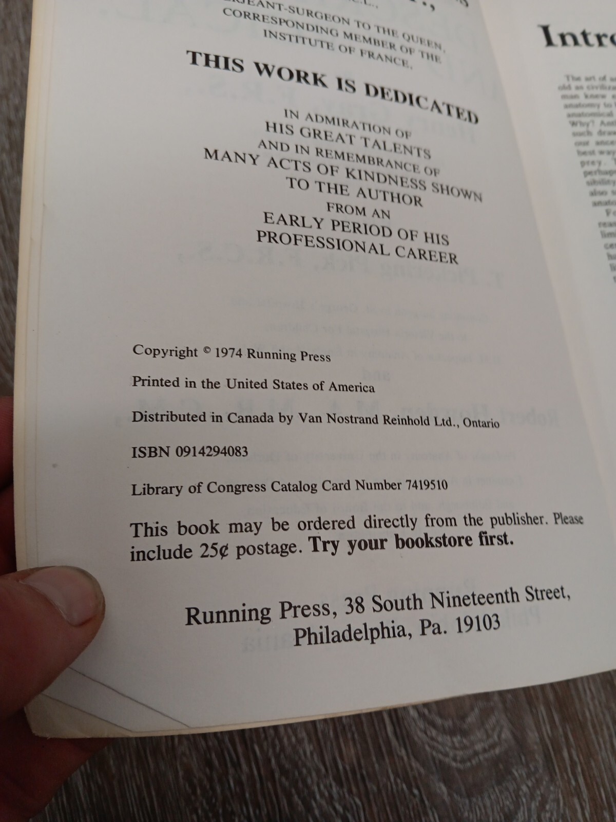 Gray’s Anatomy The ILLUSTRATED Running Press Edition Of The American Classic ’74