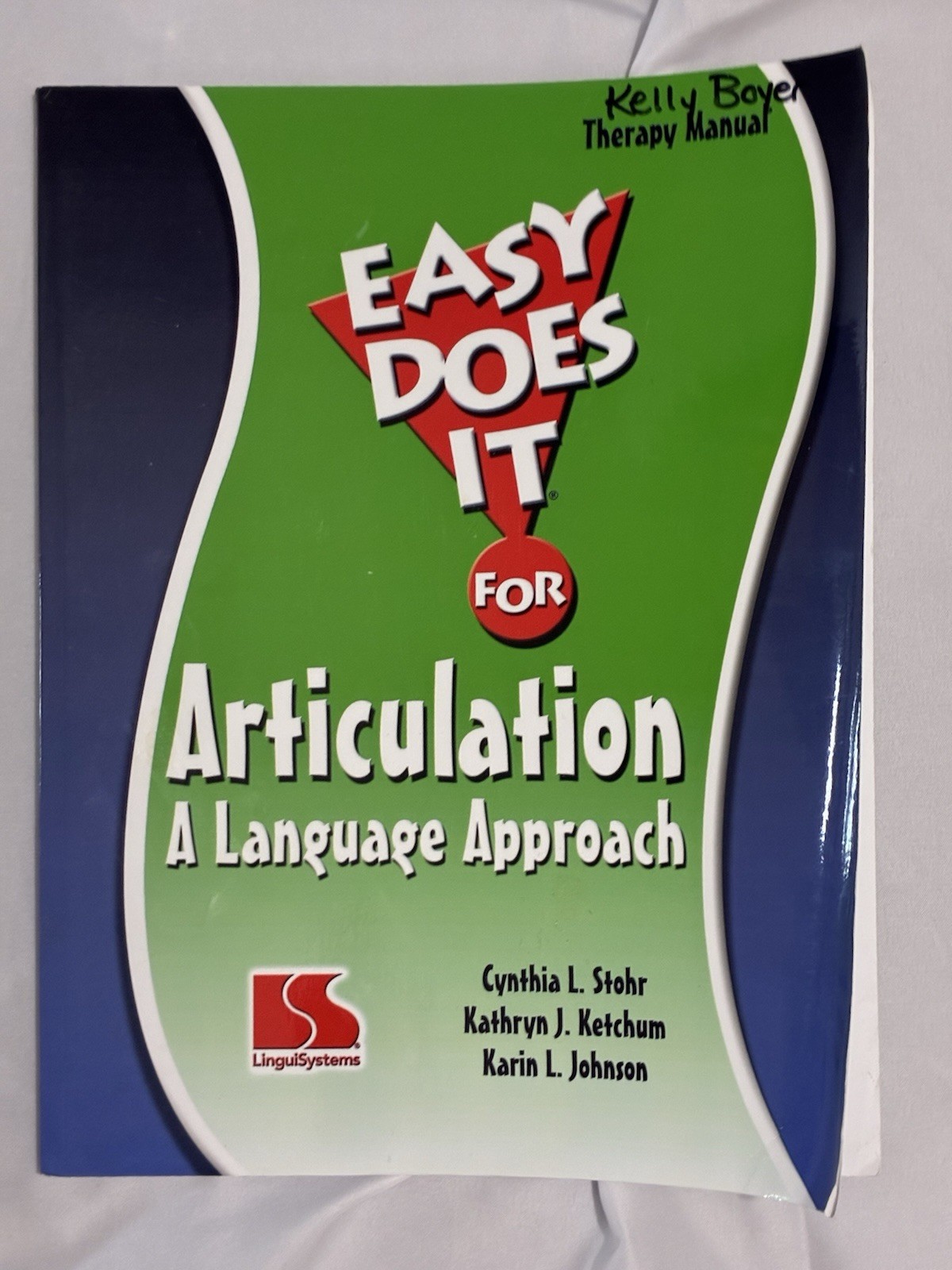 Easy Does It for Articulation Language Approach Materials Book Therapy Manua
