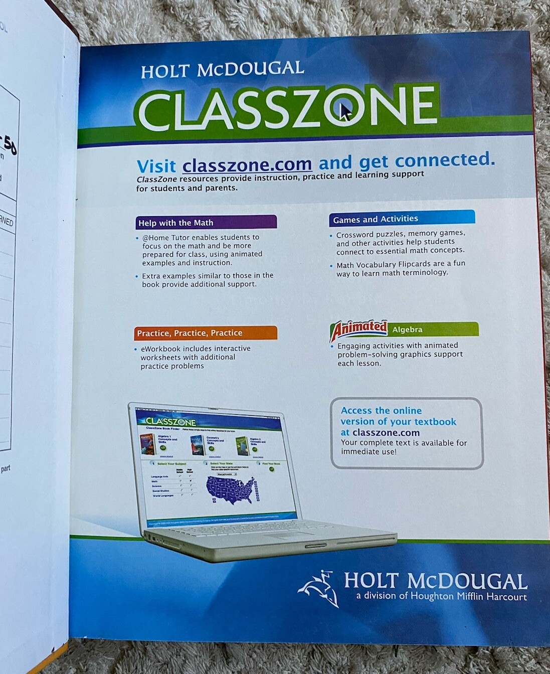 Holt McDougal Algebra 1 Concepts & Skills California Student Edition 2002 Math