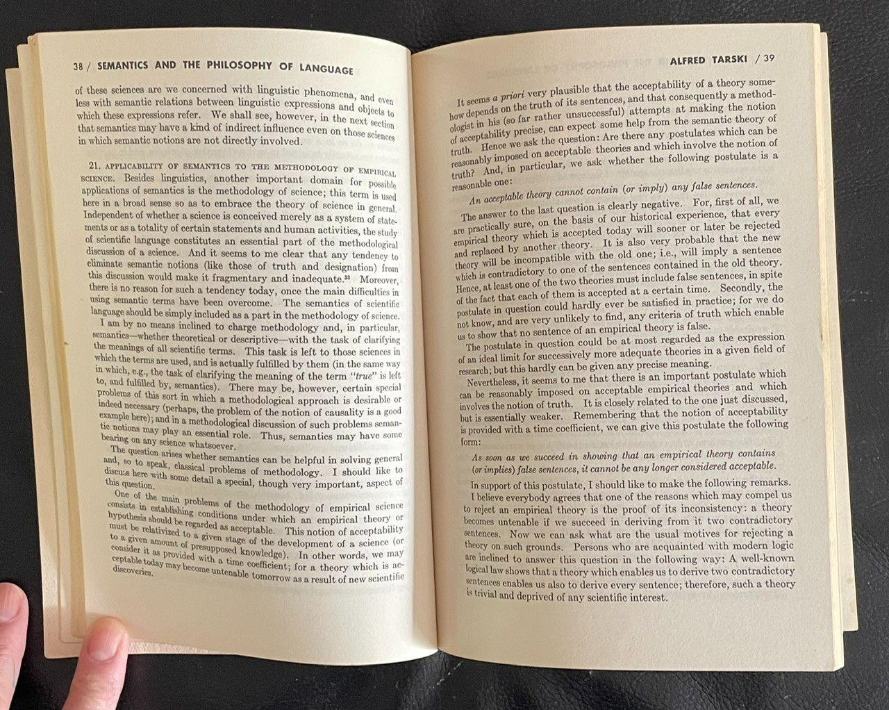 Semantics and the Philosophy of Language Linsky