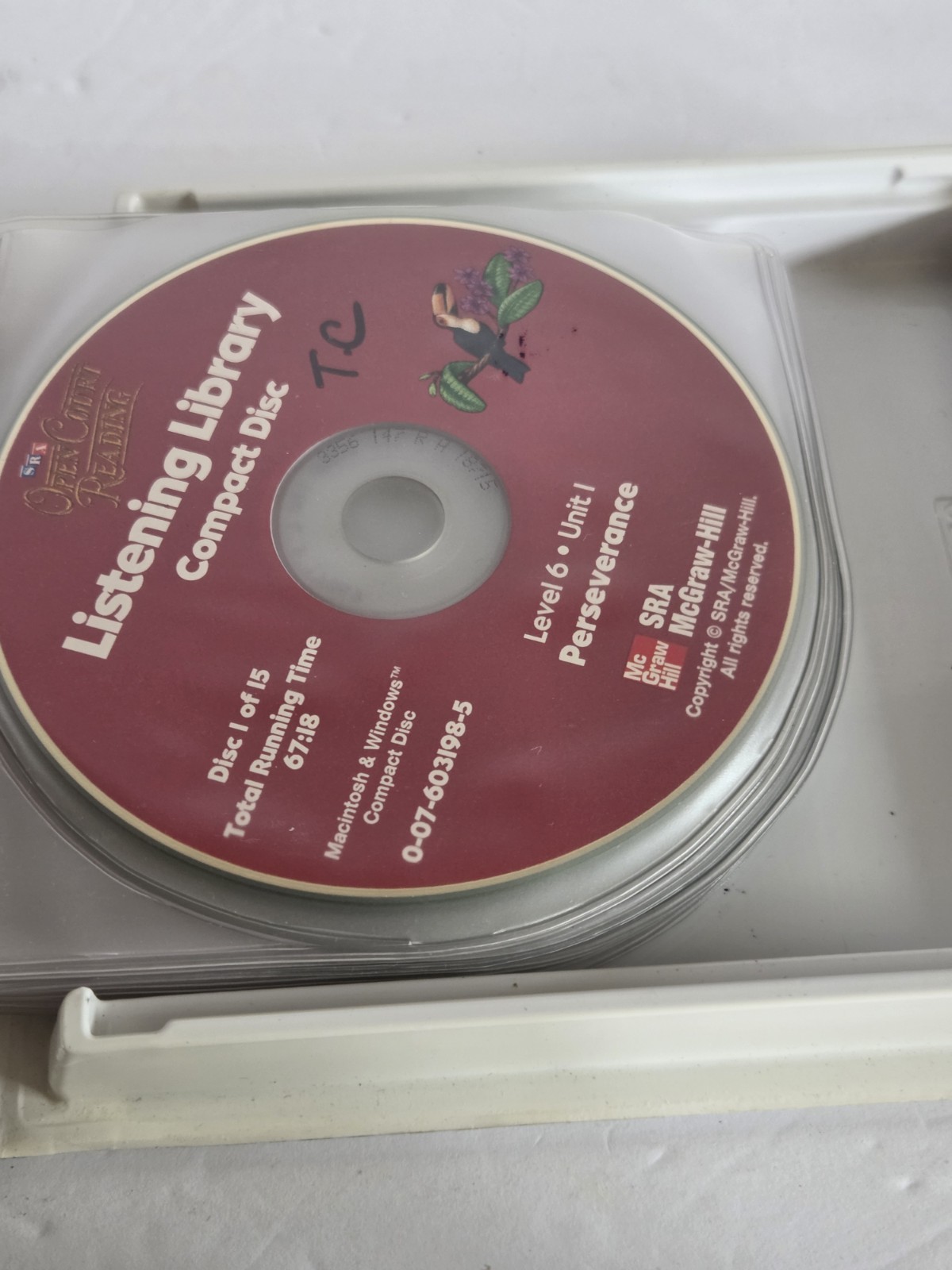 SRA Open Court Reading Preschool Level K Compact Discs Listening Library Level 6