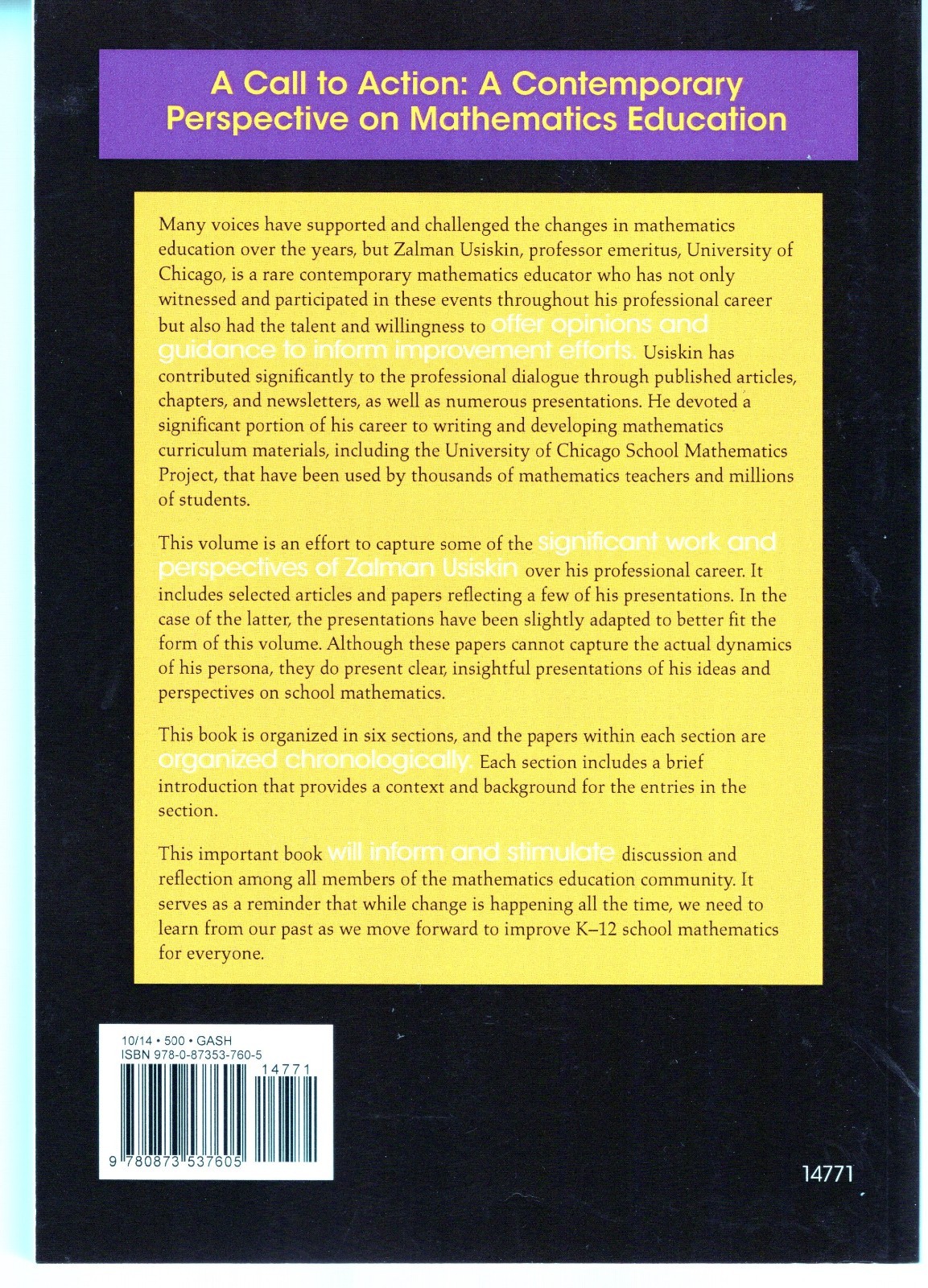 We Need Another Revolution Five Decades of Mathematics Curriculum Papers UsisKin