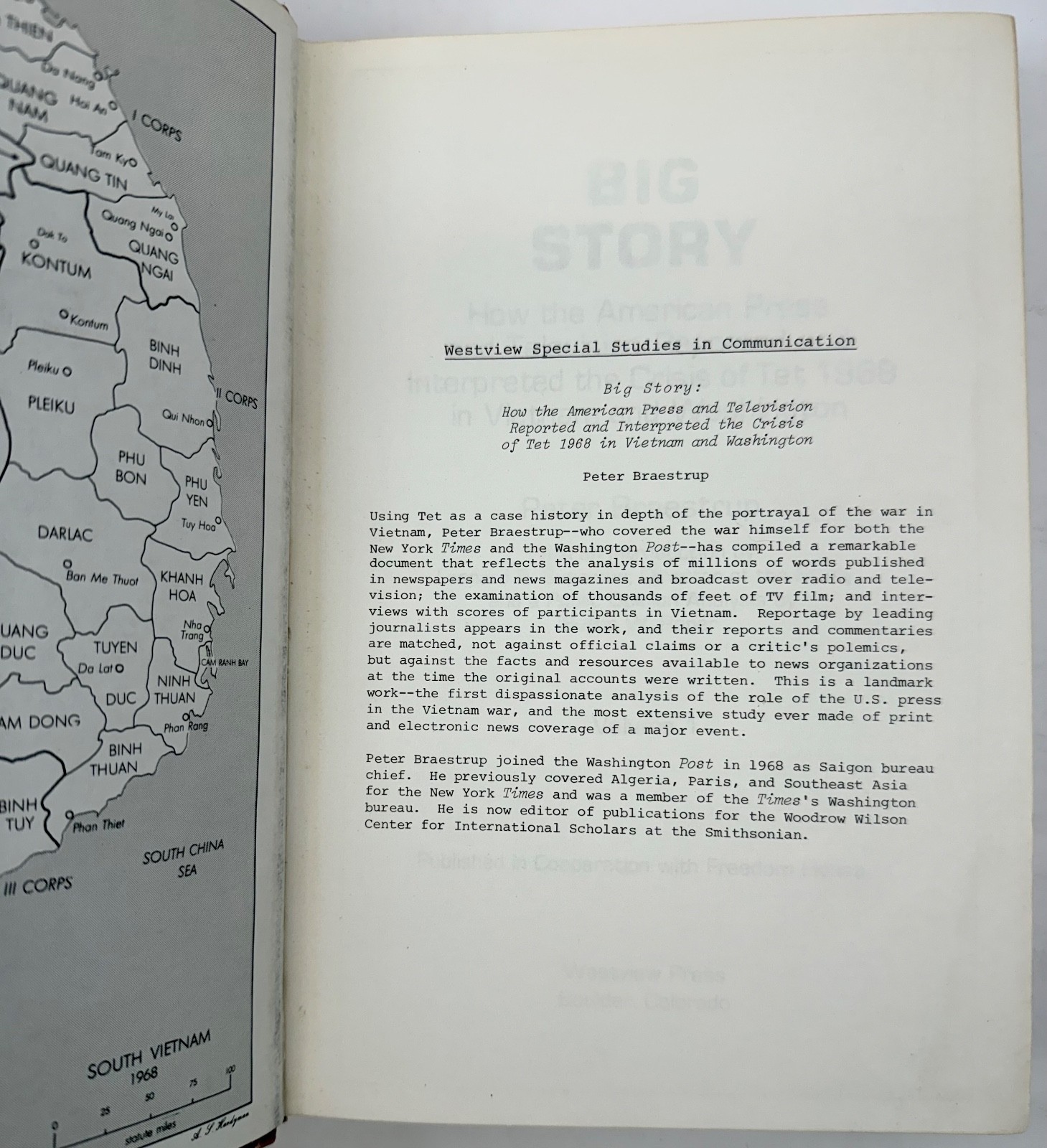 Big Story How The American Press and Television Reported Vietnam Braestrup