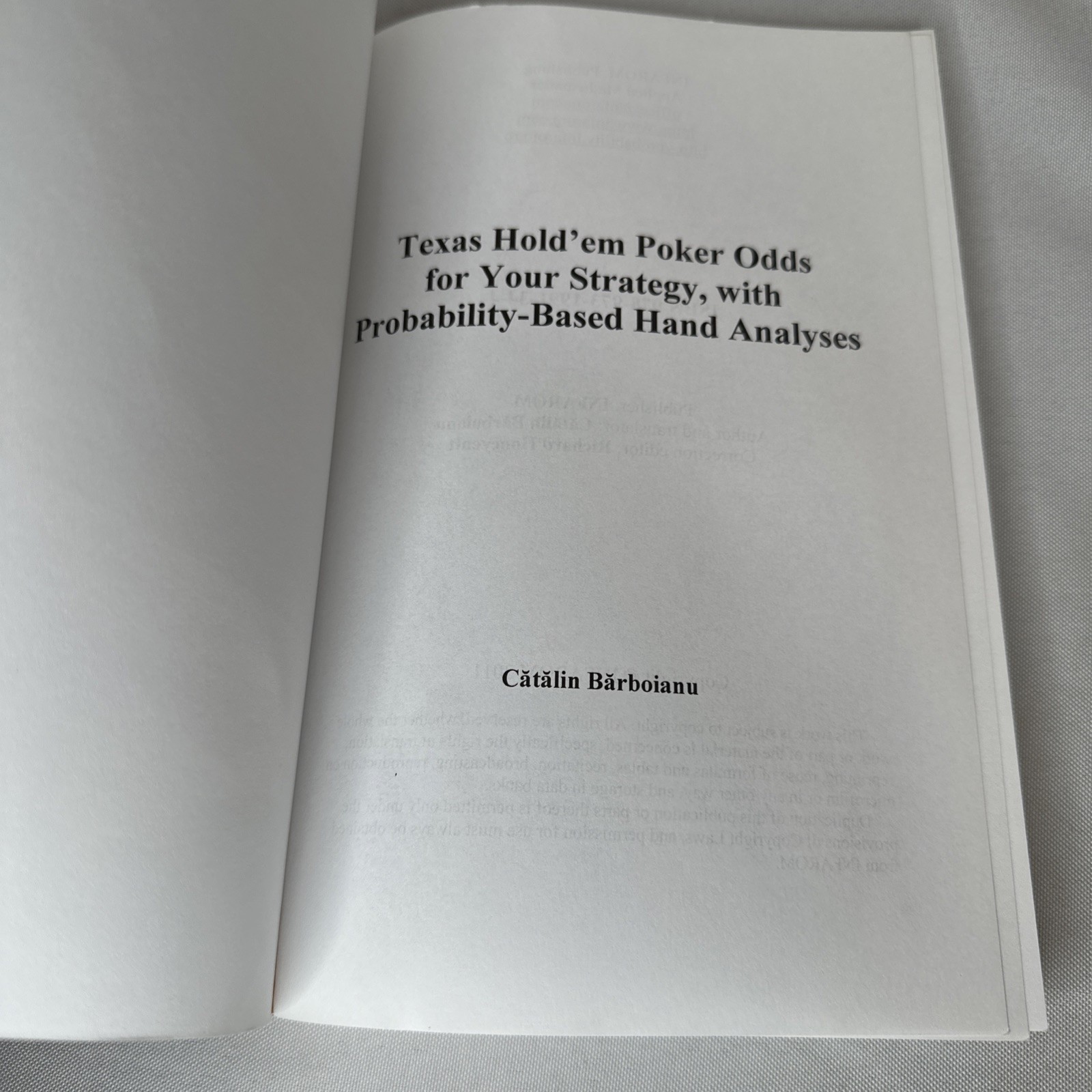 Texas Hold’em Poker Odds for Your Strategy, with Probability-Based Hand Analyses